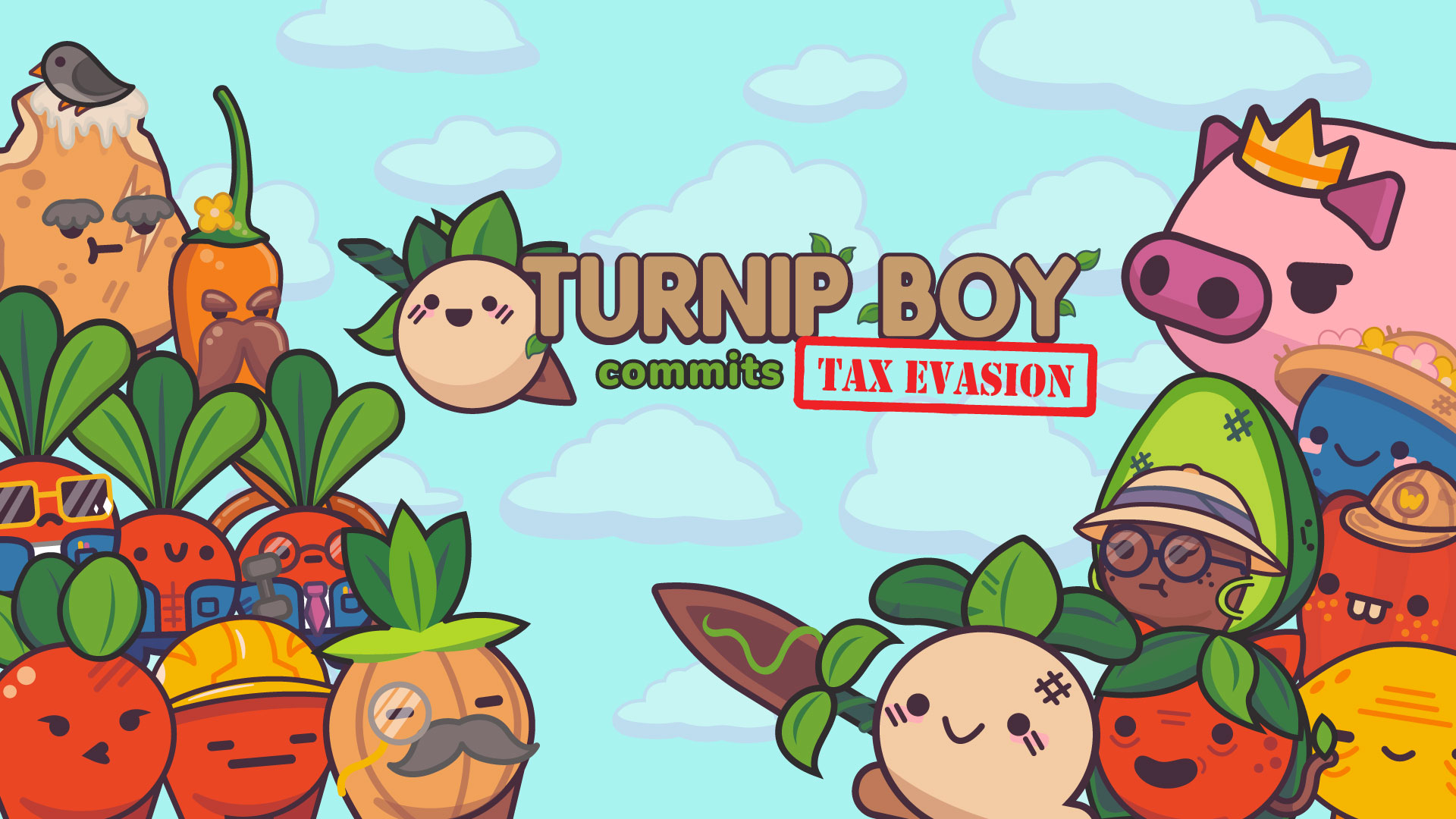 1920x1080 Turnip Boy Commits Tax Evasion Review For Switch. An Adorable Zelda Like With Just A Few Snags, Desktop