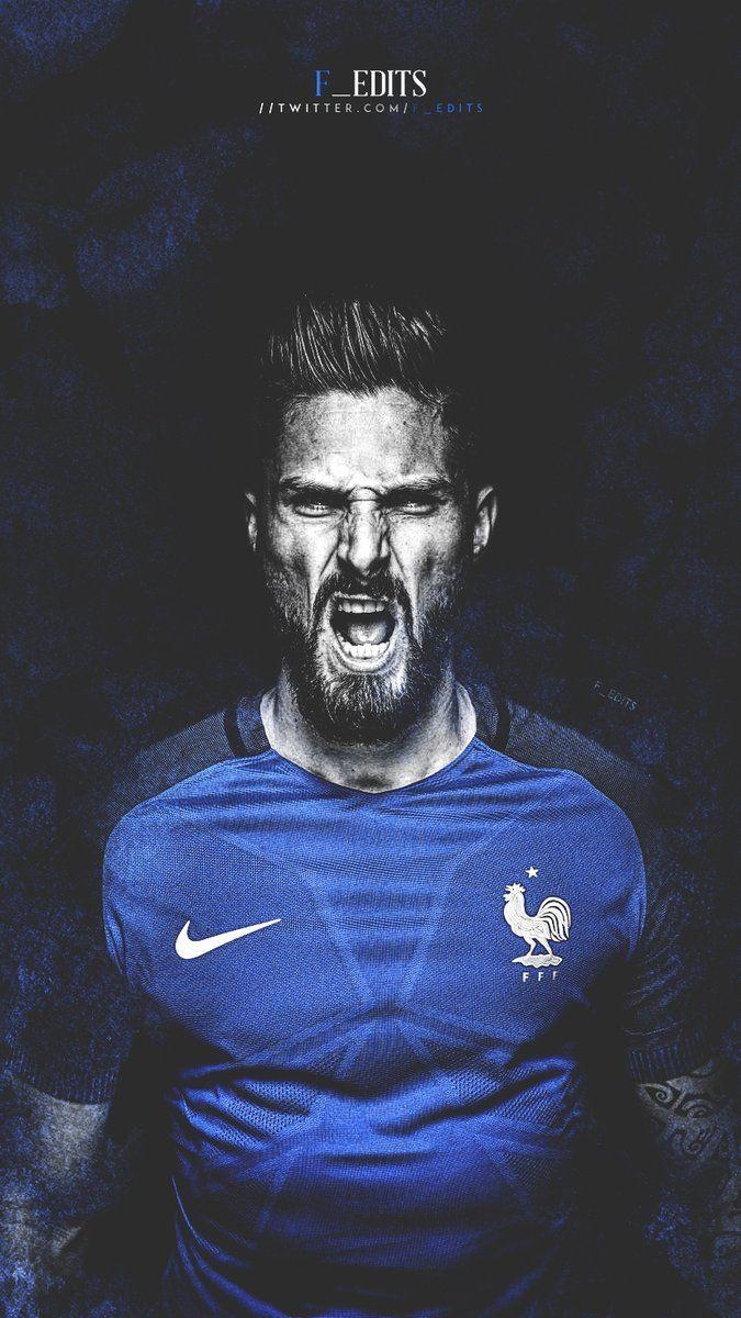 680x1200 Olivier Giroud Wallpaper. Equipe de France #AllezLesBleus, Phone