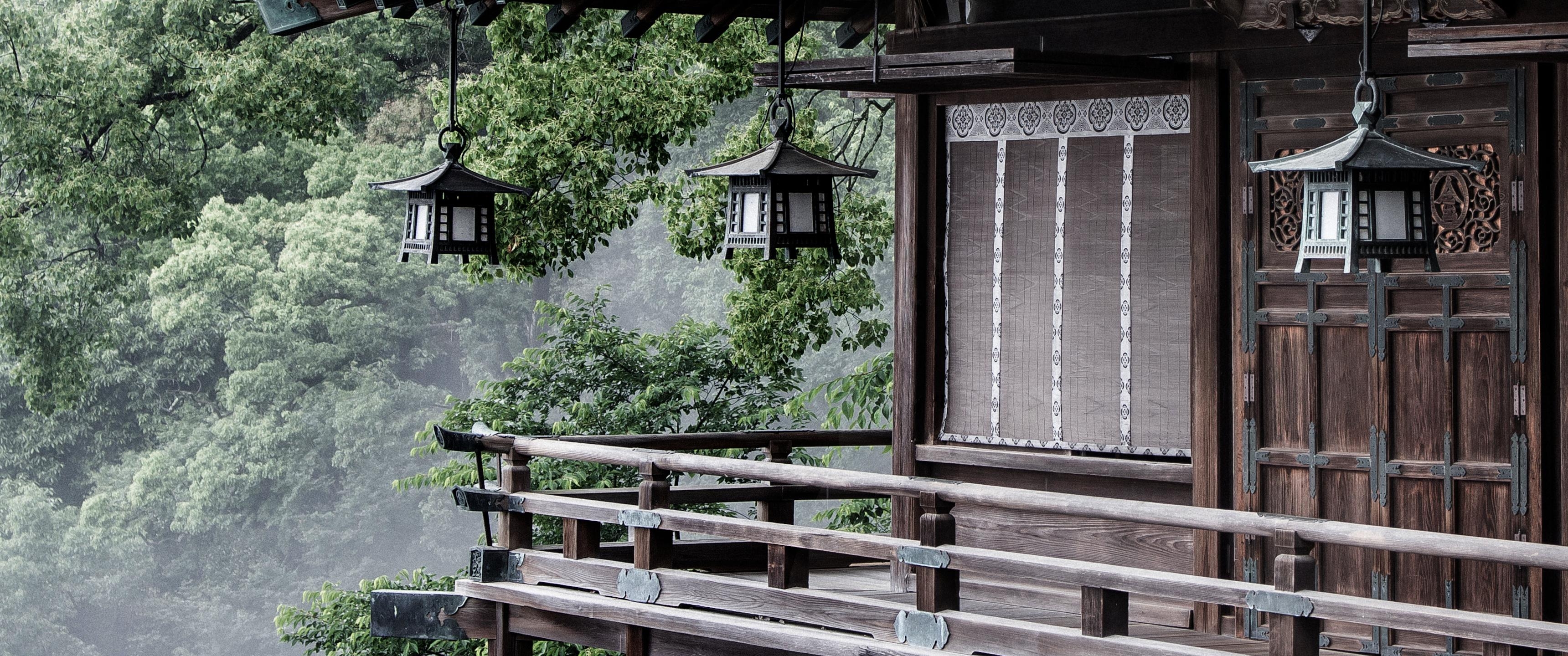 3440x1440 Zen temple [], r, Dual Screen