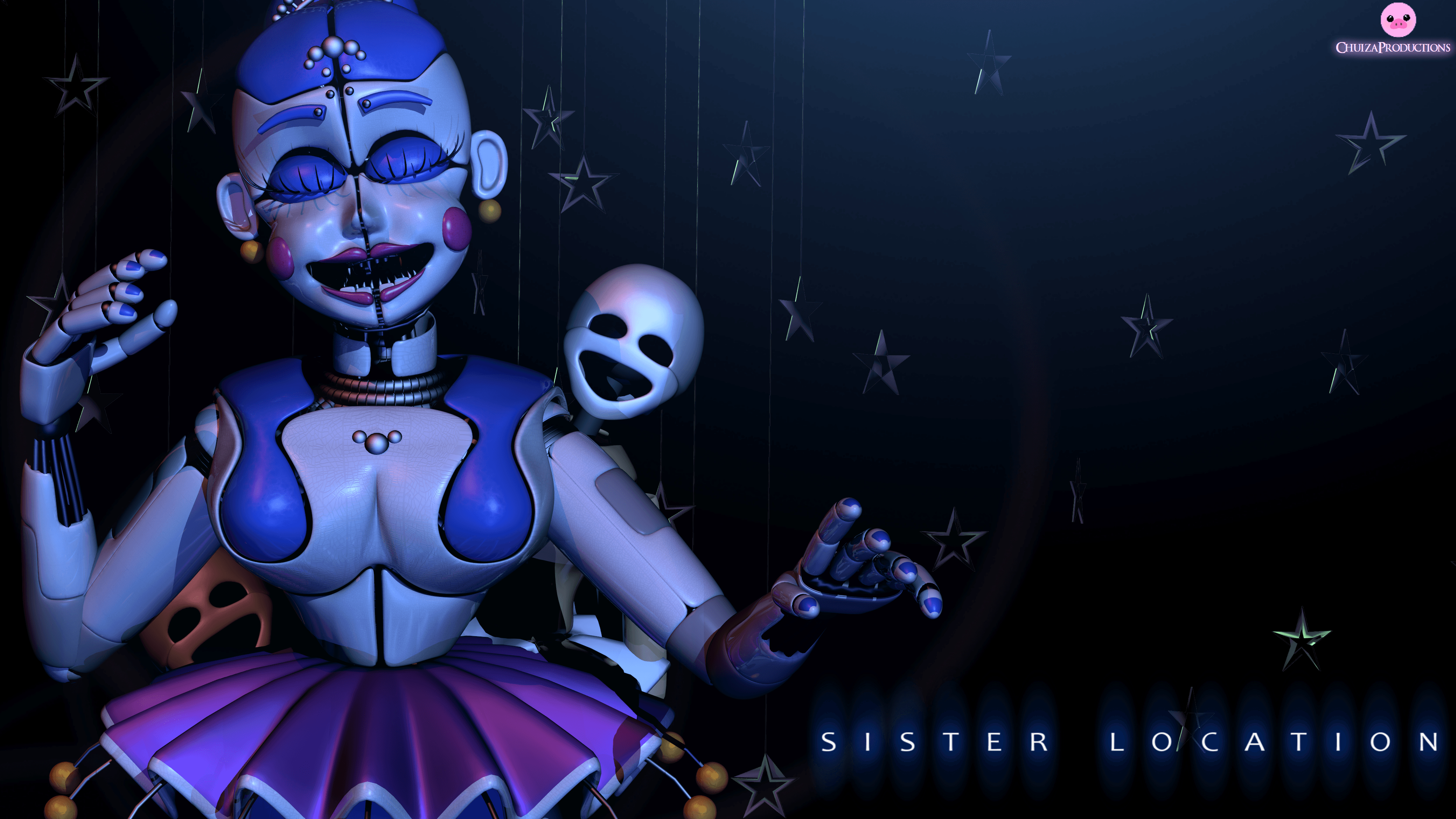 3840x2160 Ballora y Las Minireenas 4k Ultra HD Wallpaper, Desktop