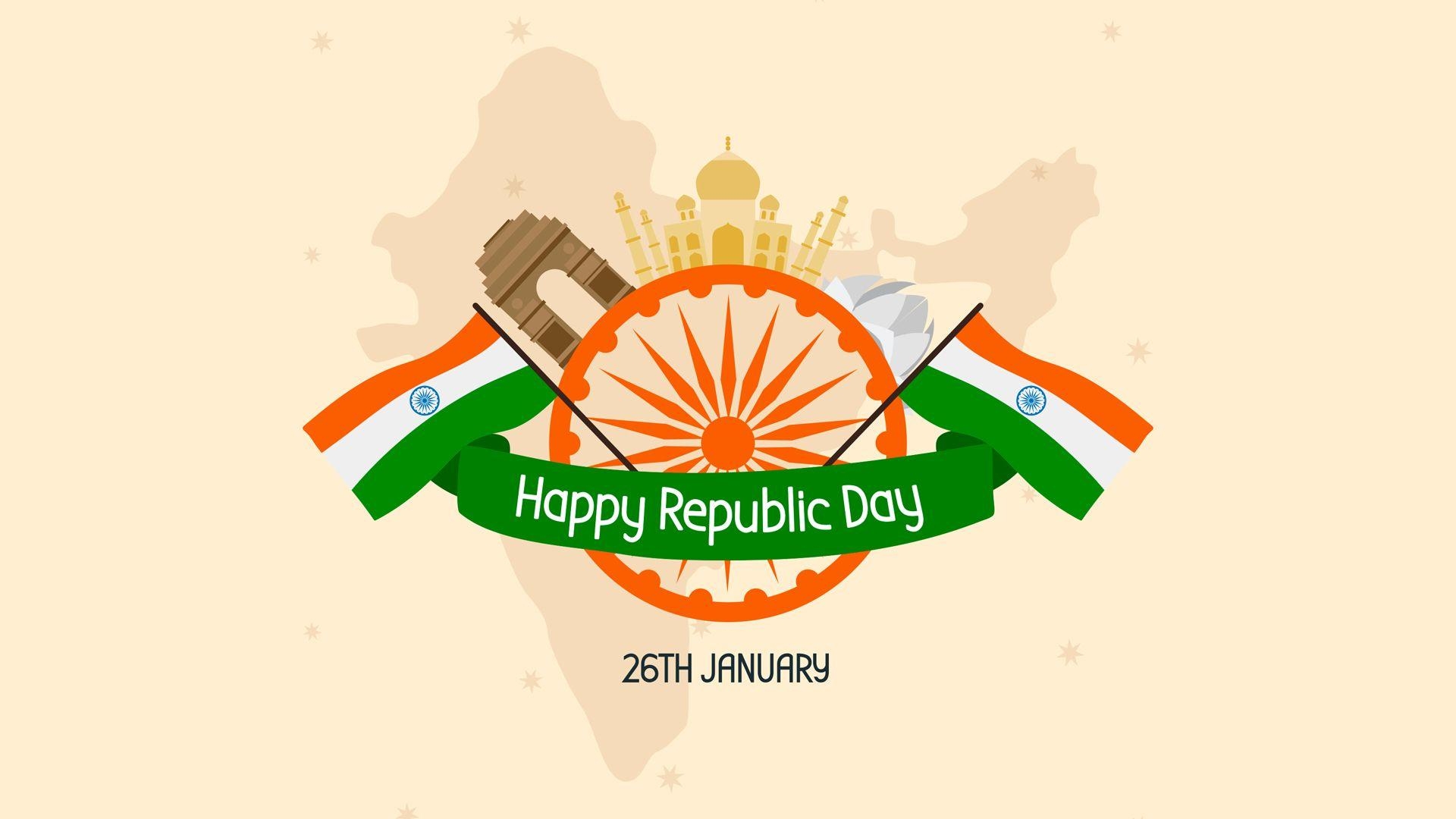 1920x1080 Happy Republic Day of India Wallpaper, Desktop