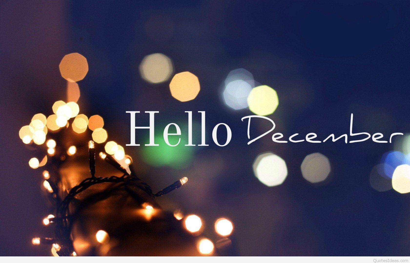 1680x1080 Hello December Image Sayings and wallpaper 2015, Desktop