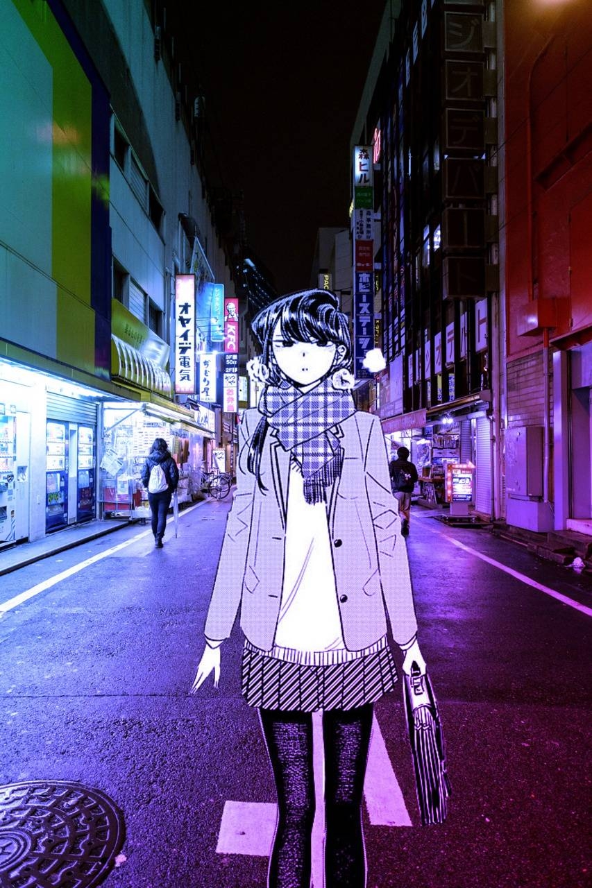 860x1280 Download Komi in the Street Wallpaper HD, Phone