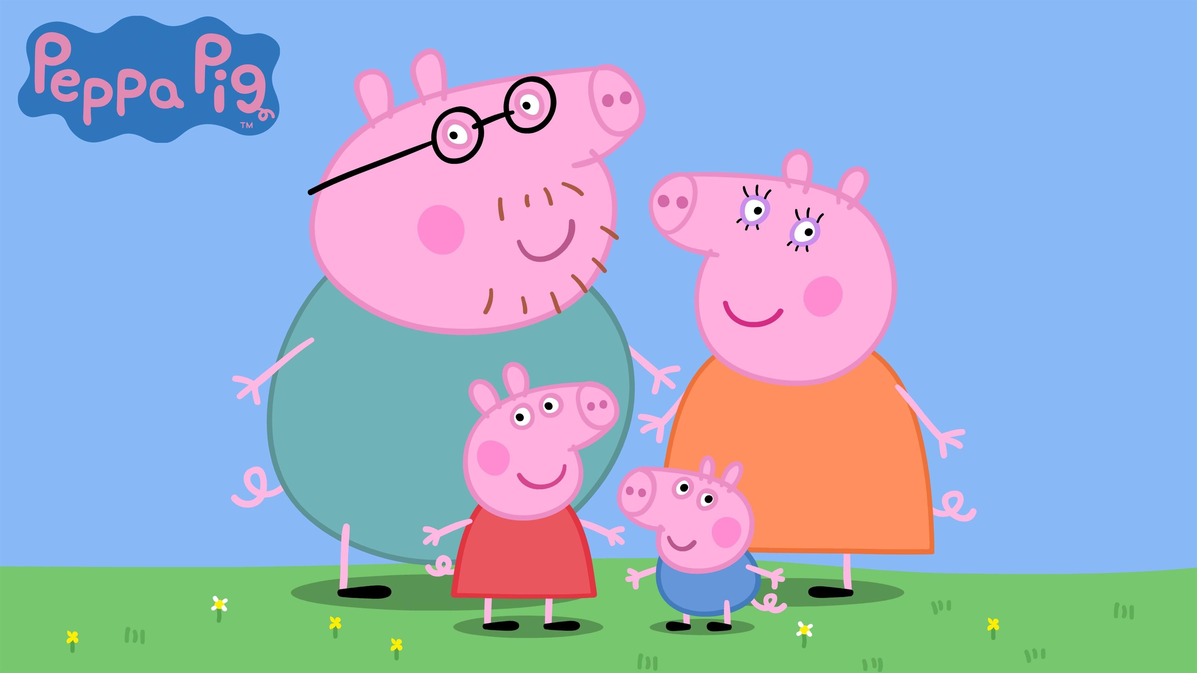 3840x2160 Wallpaper Peppa Pig, classic anime  UHD 4K Picture, Image, Desktop