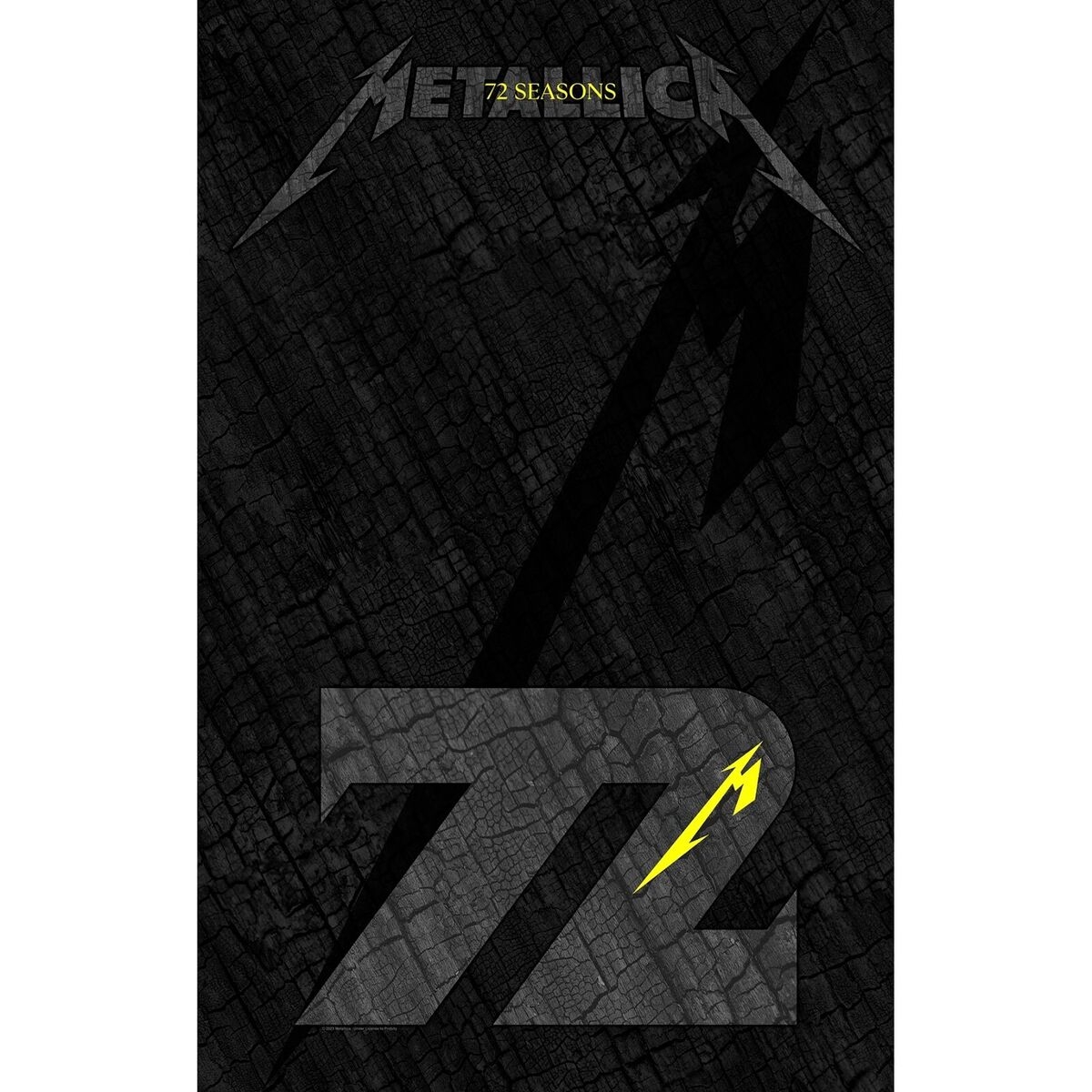 1200x1200 METALLICA 72 seasons textile poster, Phone