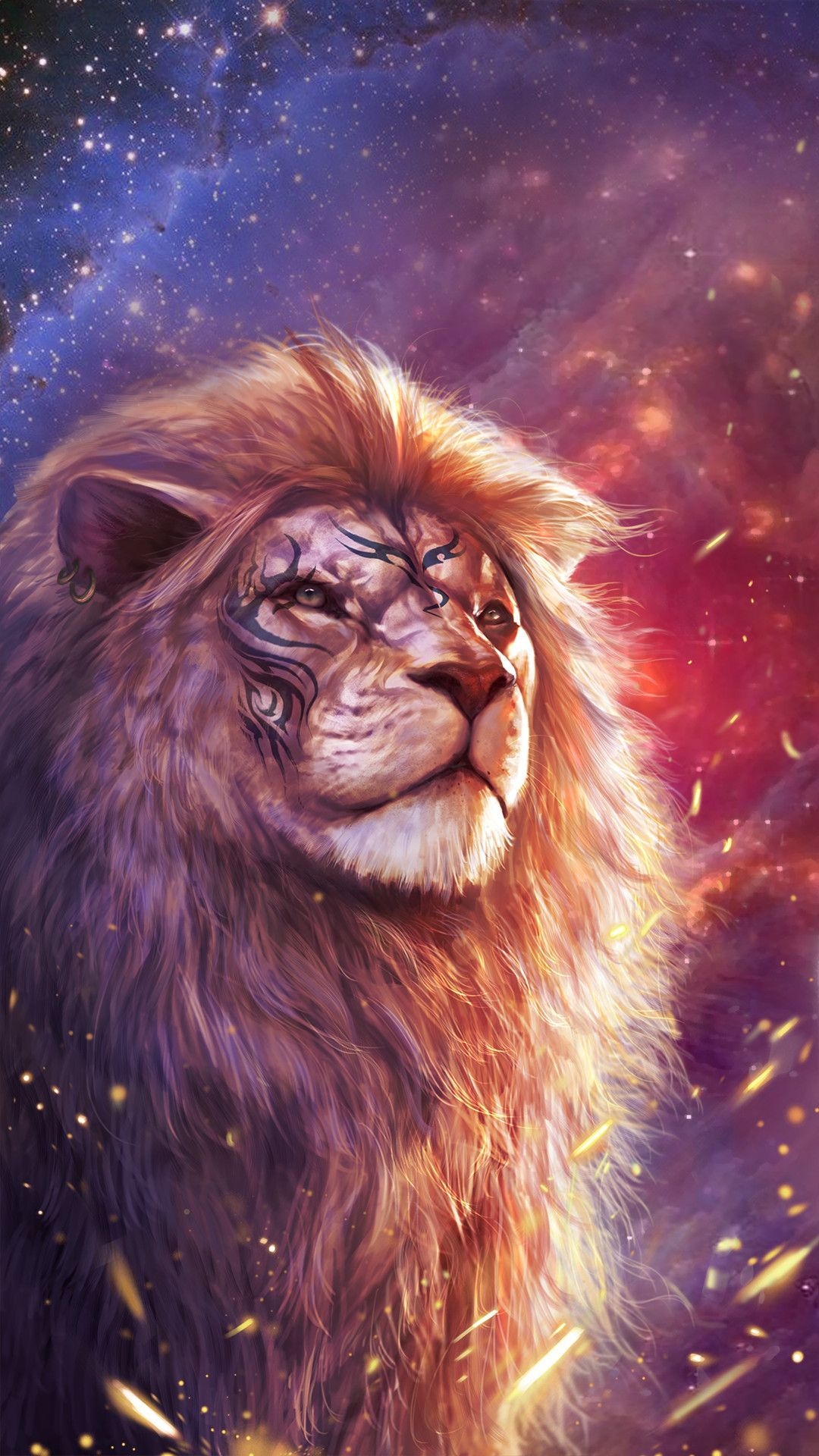 1080x1920 Lion Wallpaper iPhone X Wallpaper & Background, Phone