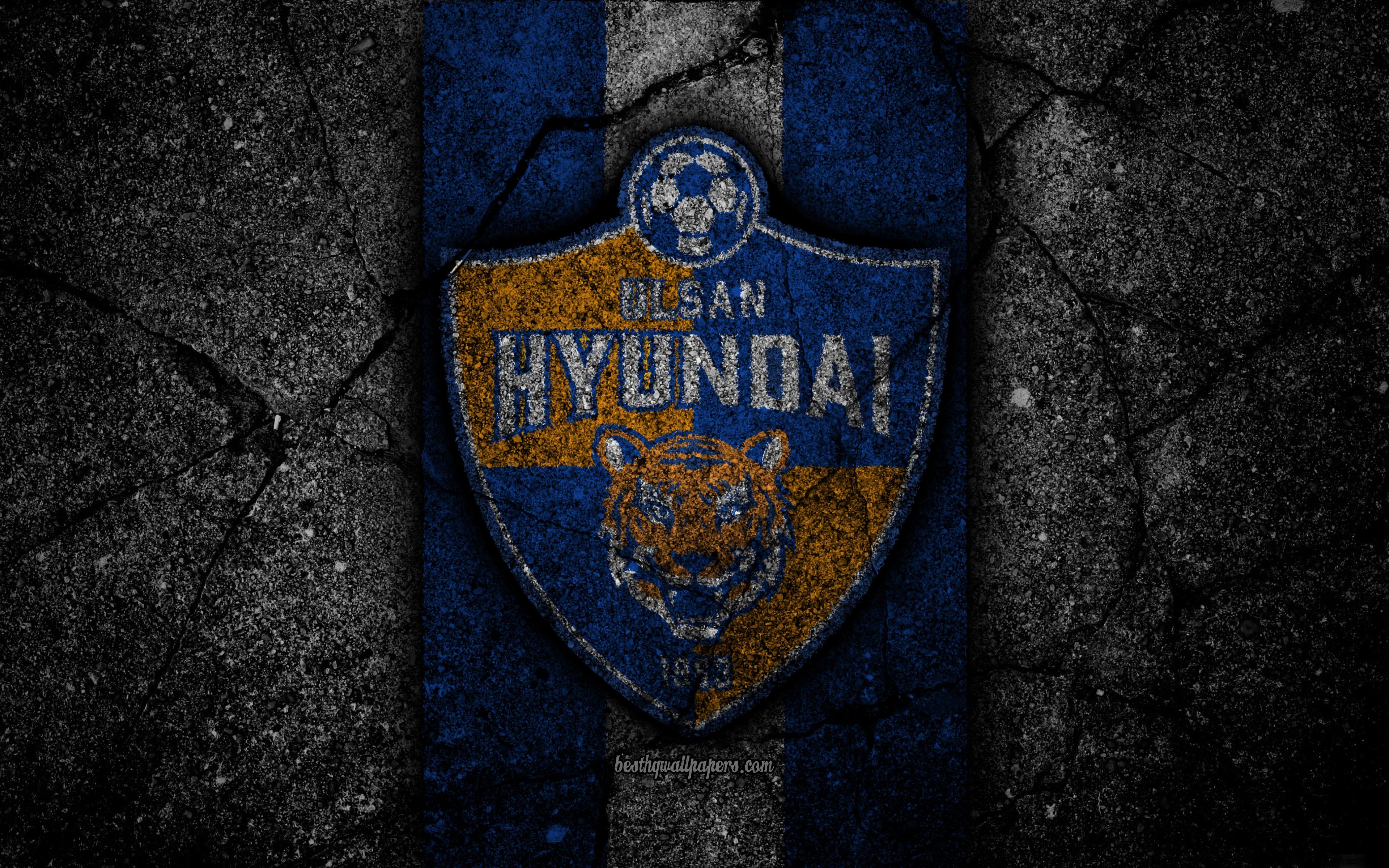 3840x2400 Download Wallpaper Ulsan Hyundai FC, 4k, Logo, K League Classic, Desktop