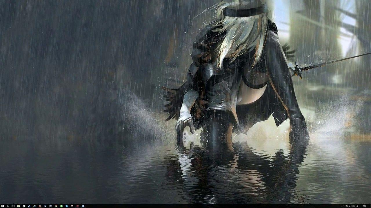 1280x720 wallpaper engine NieR:Automata 2B, Desktop