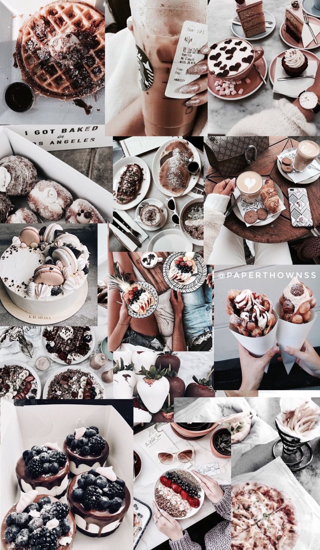 1080x1860 Food Collage Wallpaper. Food Collage, Aesthetic Collage, Food, Phone