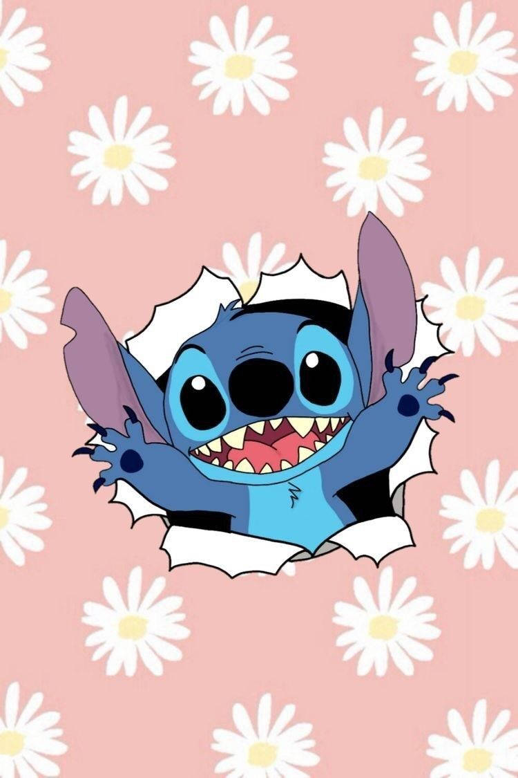 750x1130 Download Adorably Funny Stitch Phone Wallpaper, Phone