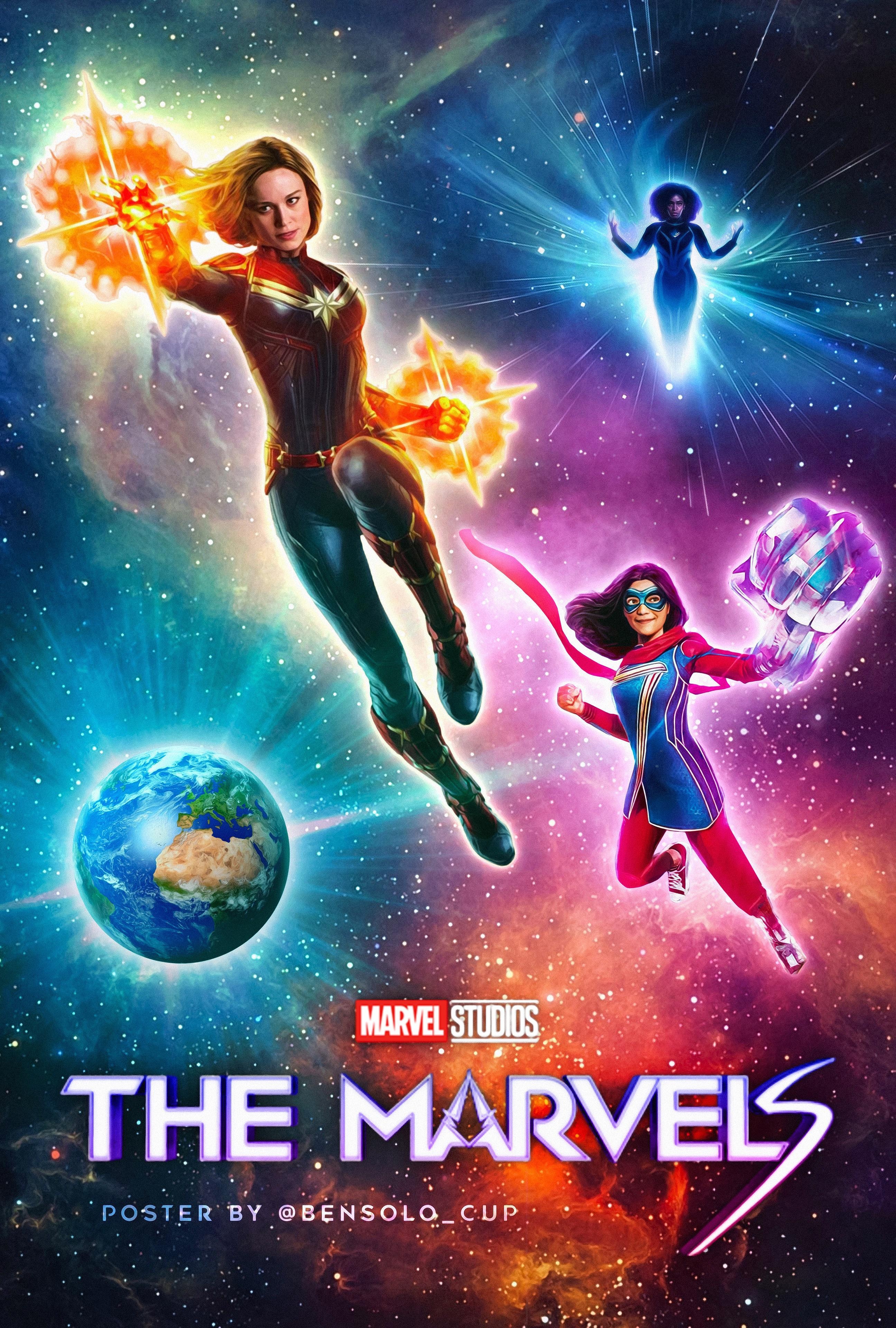 2600x3840 Be honest, how excited are you guys for The Marvels? (Poster by me), Phone