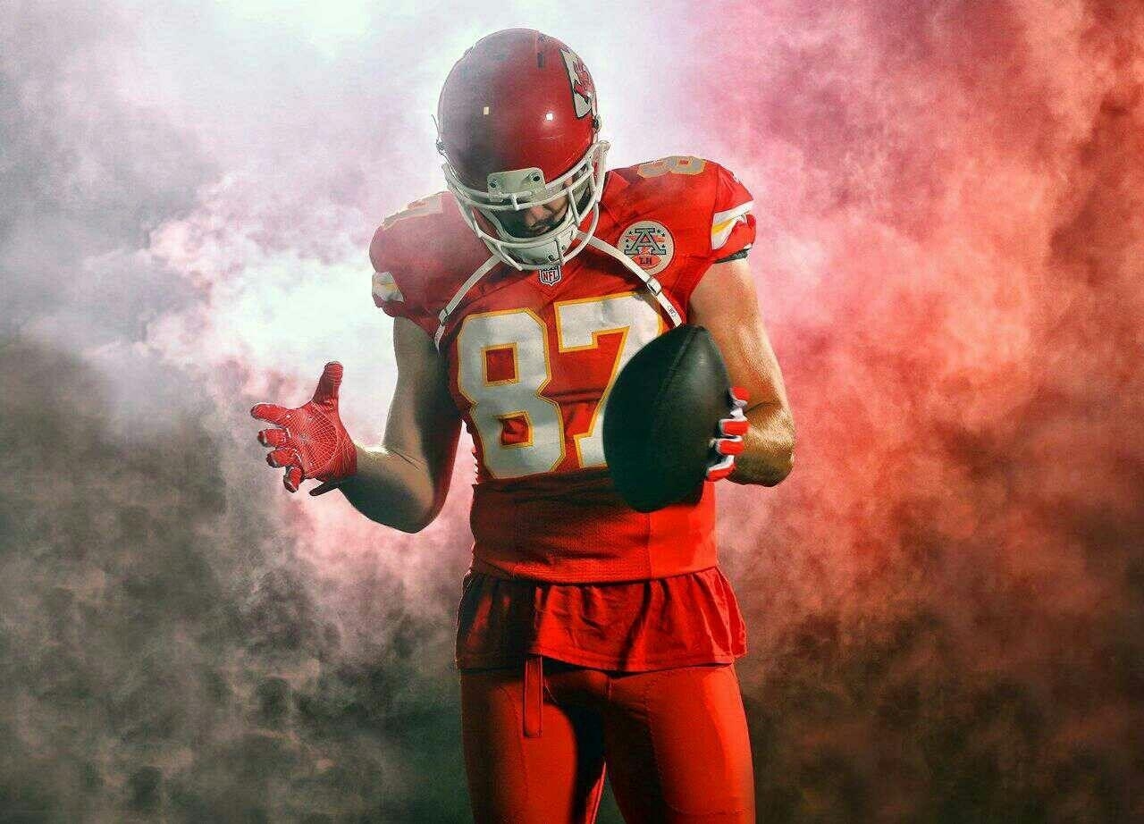 1280x930 Color Rush uniforms for Thursday night football. Travis Kelce, Desktop