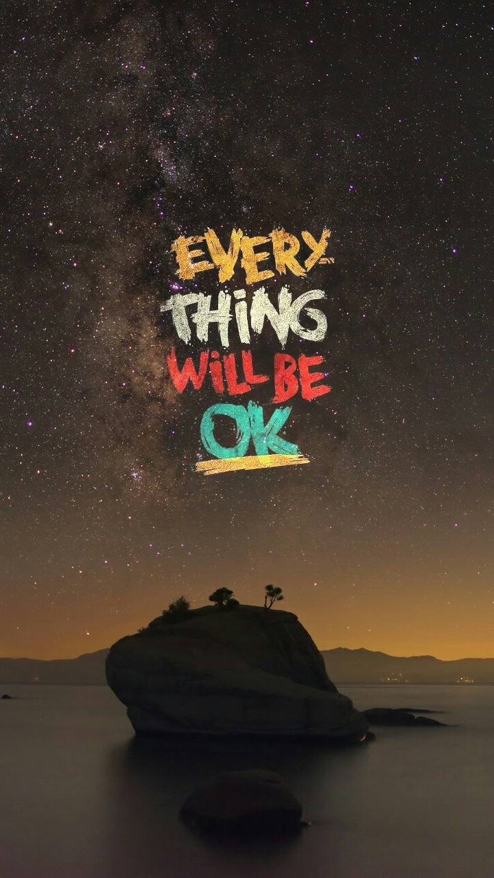 720x1280 Quote Everything Will Be Ok IPhone Wallpaper Wallpaper, iPhone Wallpaper, Phone