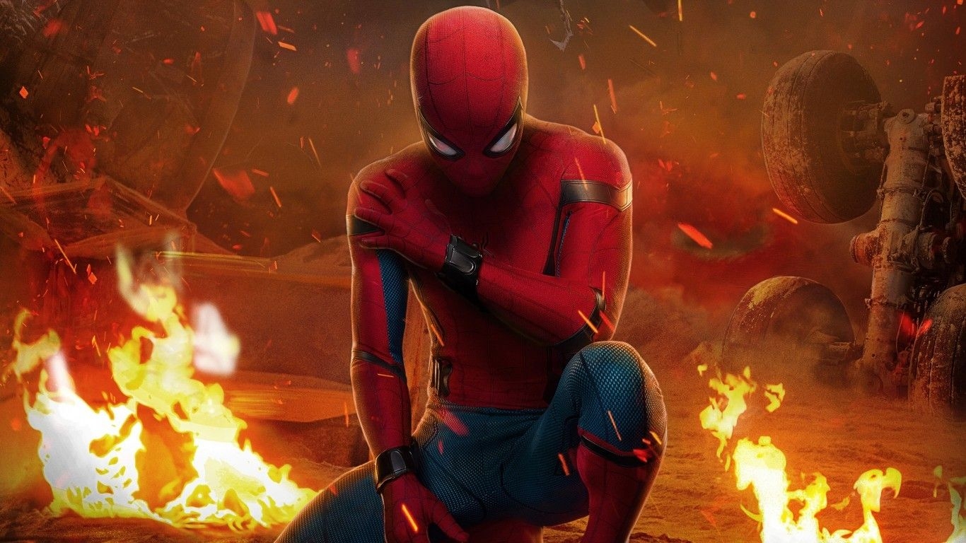 1370x770 Homecoming, Tom Holland Wallpaperwallpapermaiden.com, Desktop