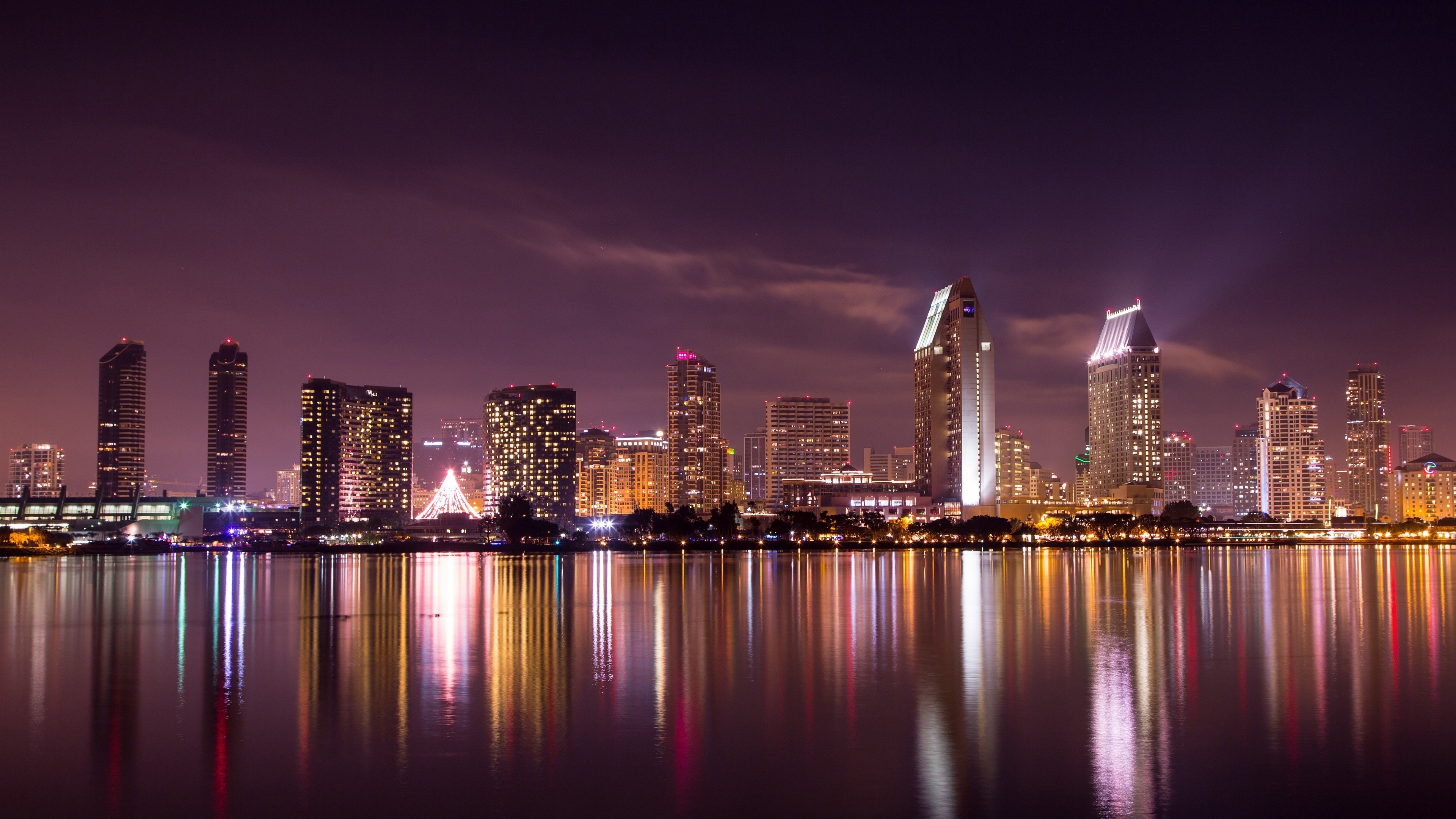 3840x2160 Wallpaper 4k San Diego Skyline Wallpaper, Desktop