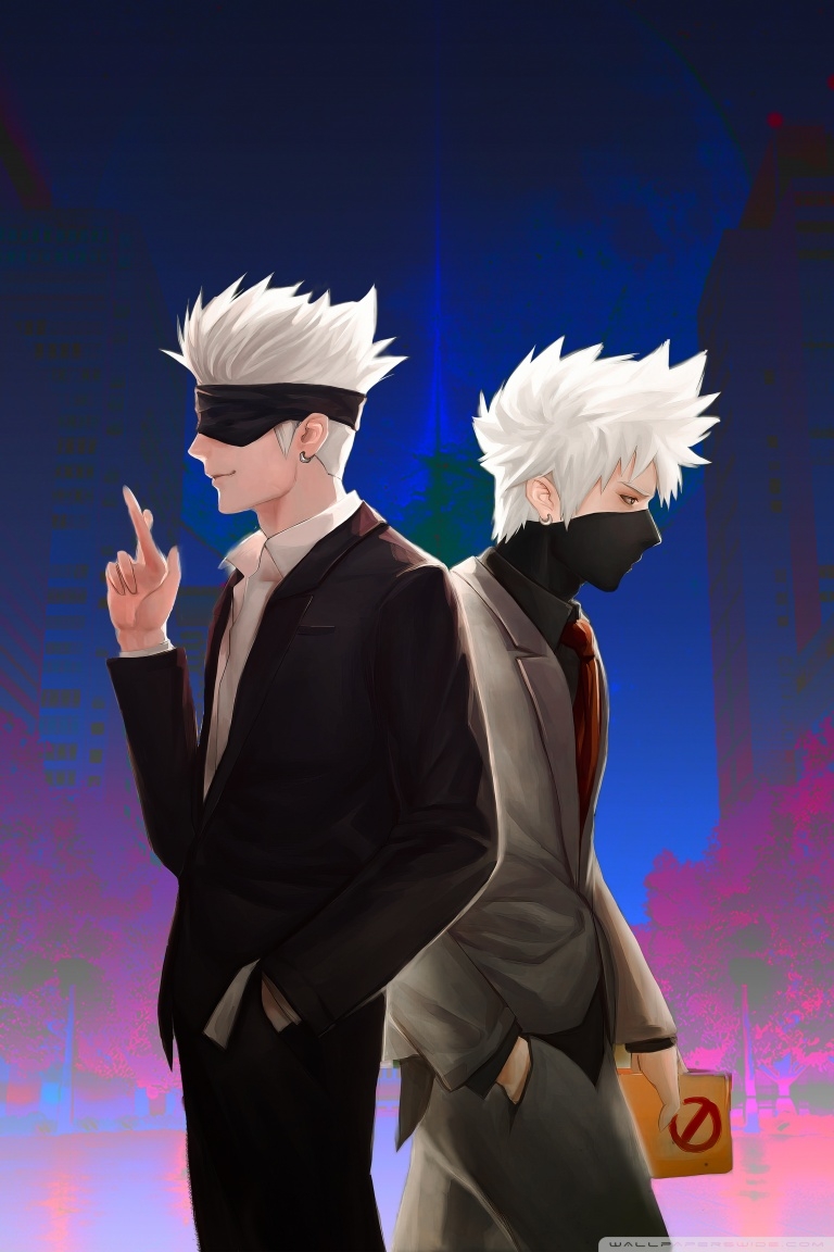 770x1160 Satoru Gojo x Kakashi Ultra HD Desktop, Phone