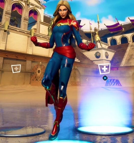 540x580 Captain Marvel Fortnite wallpaper, Phone