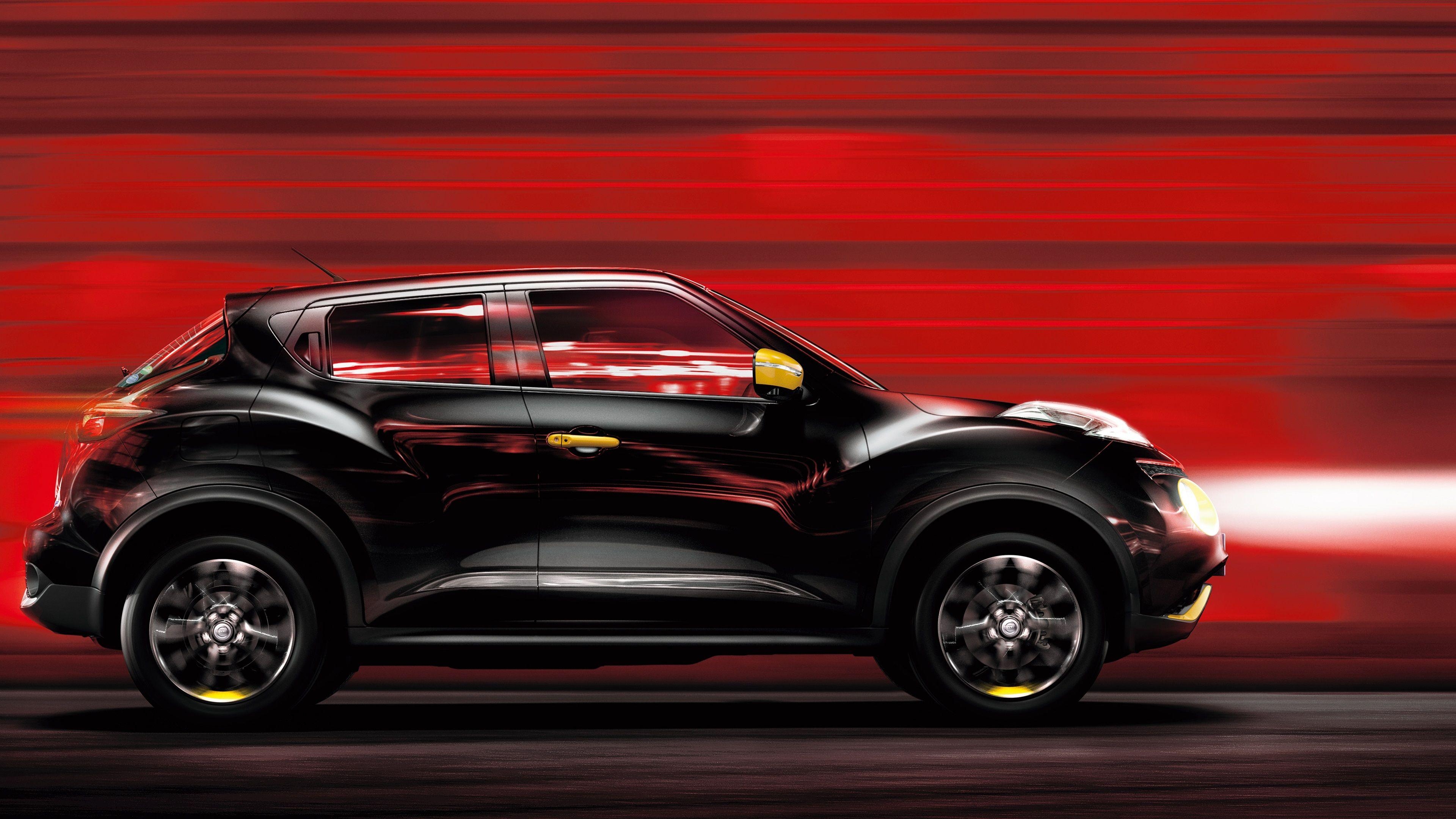 3840x2160 Nissan Juke black car speed wallpaper, Desktop