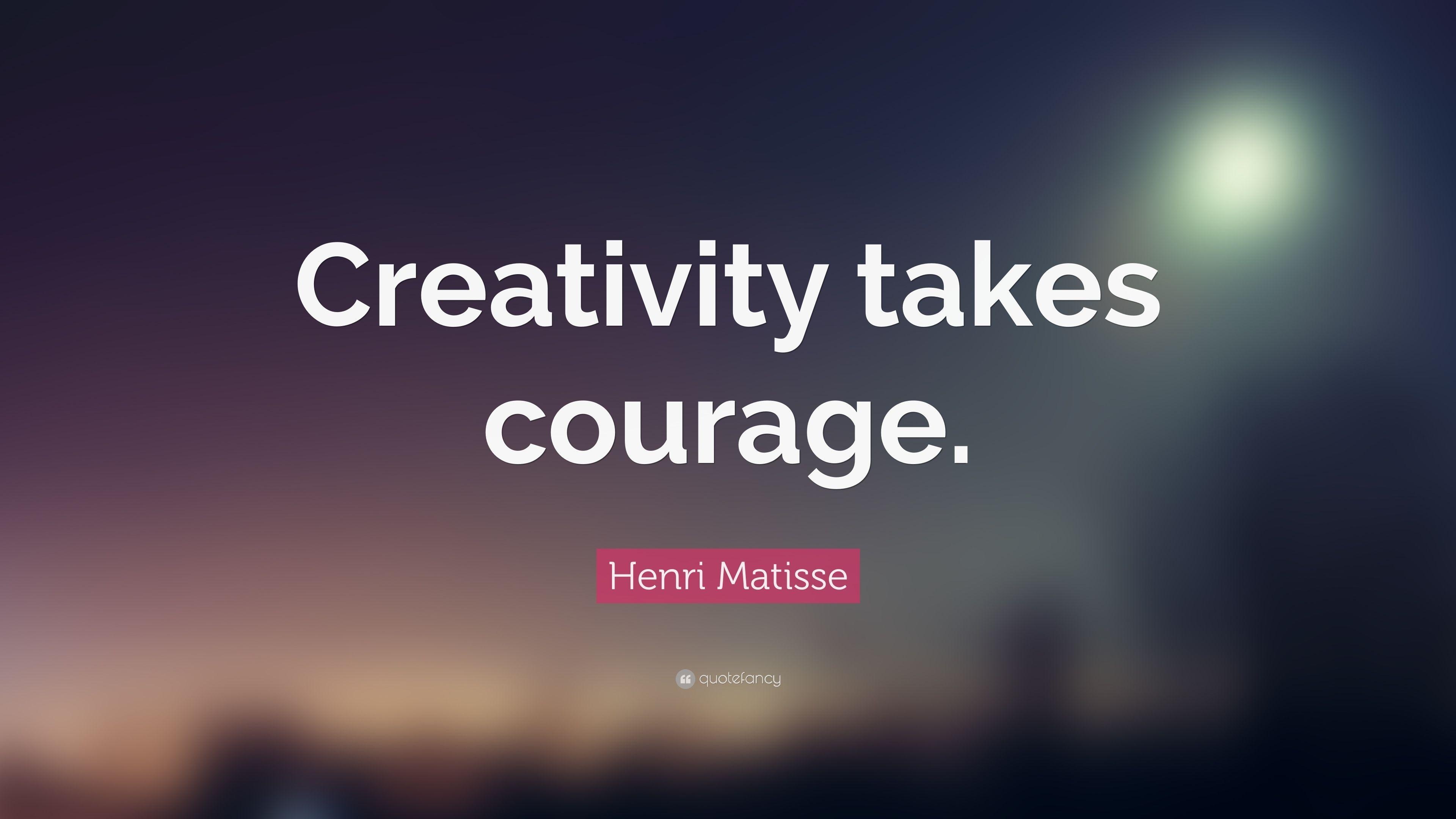 3840x2160 Henri Matisse Quote: “Creativity takes courage. ” 16 wallpaper, Desktop