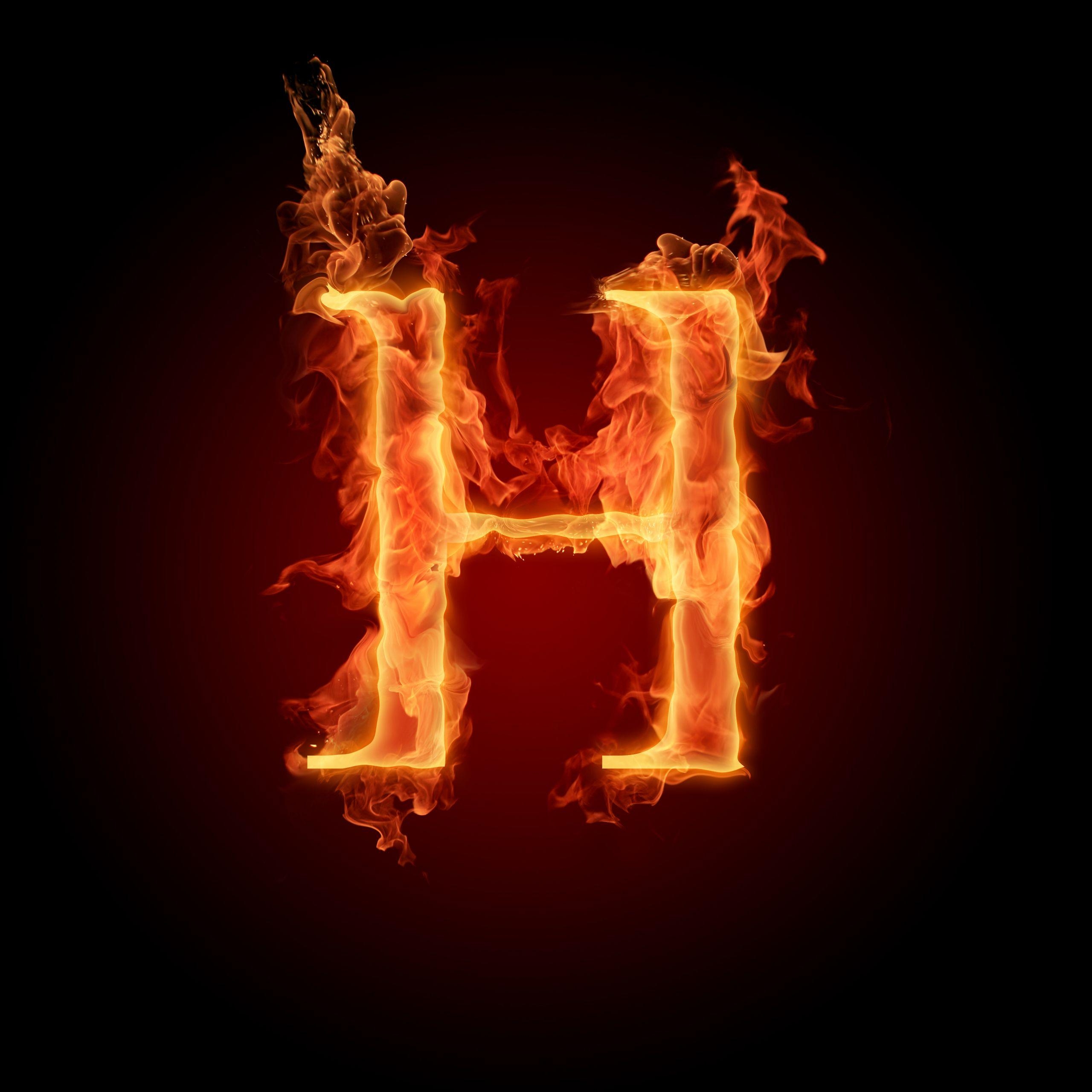 2560x2560 The Alphabet Photo: The letter H. Alphabet photo, Alphabet picture, Glowing art, Phone