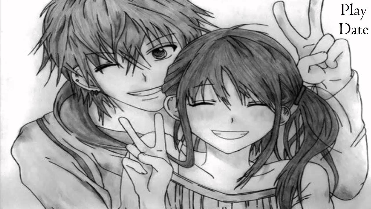 1280x720 Latest Cute Anime Boy And Girl Drawing Easy, Desktop