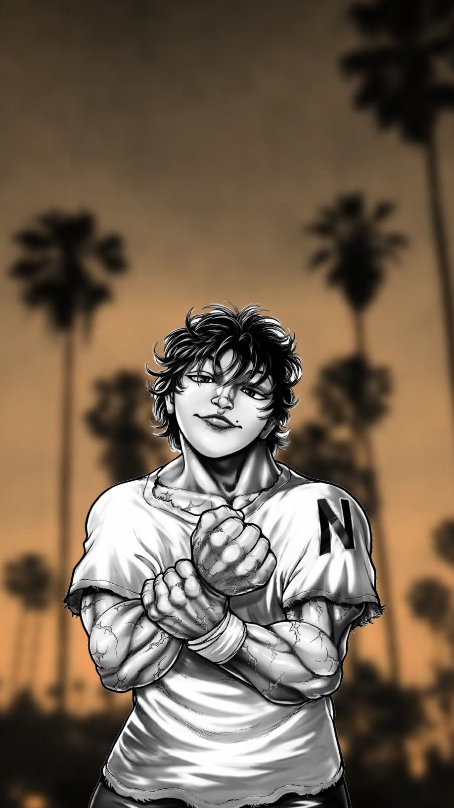 920x1640 Baki Hanma wallpaper A50. Martial arts anime, Martial arts manga, Anime fight, Phone