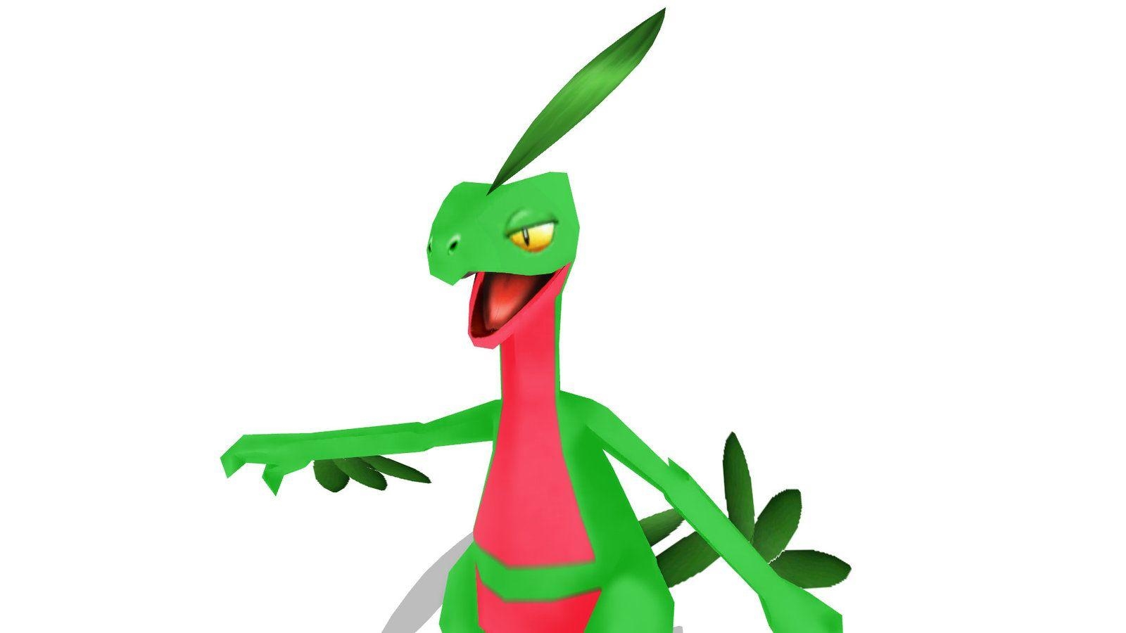 1600x900 MMD Pokemon Grovyle, Desktop