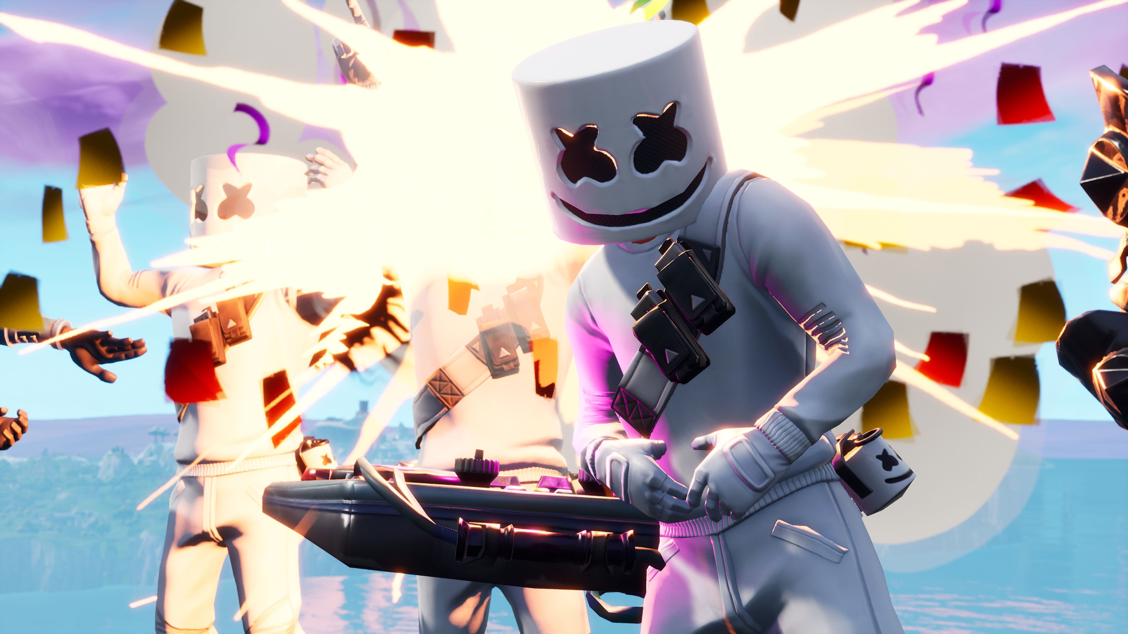 3840x2160 Fortnite Battle Royale, Marshmello, 4K wallpaper. Mocah, Desktop