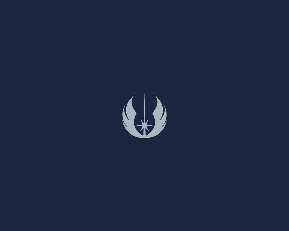 1000x800 Minimalist Star Wars wallpaper: Jedi Emblem, Desktop