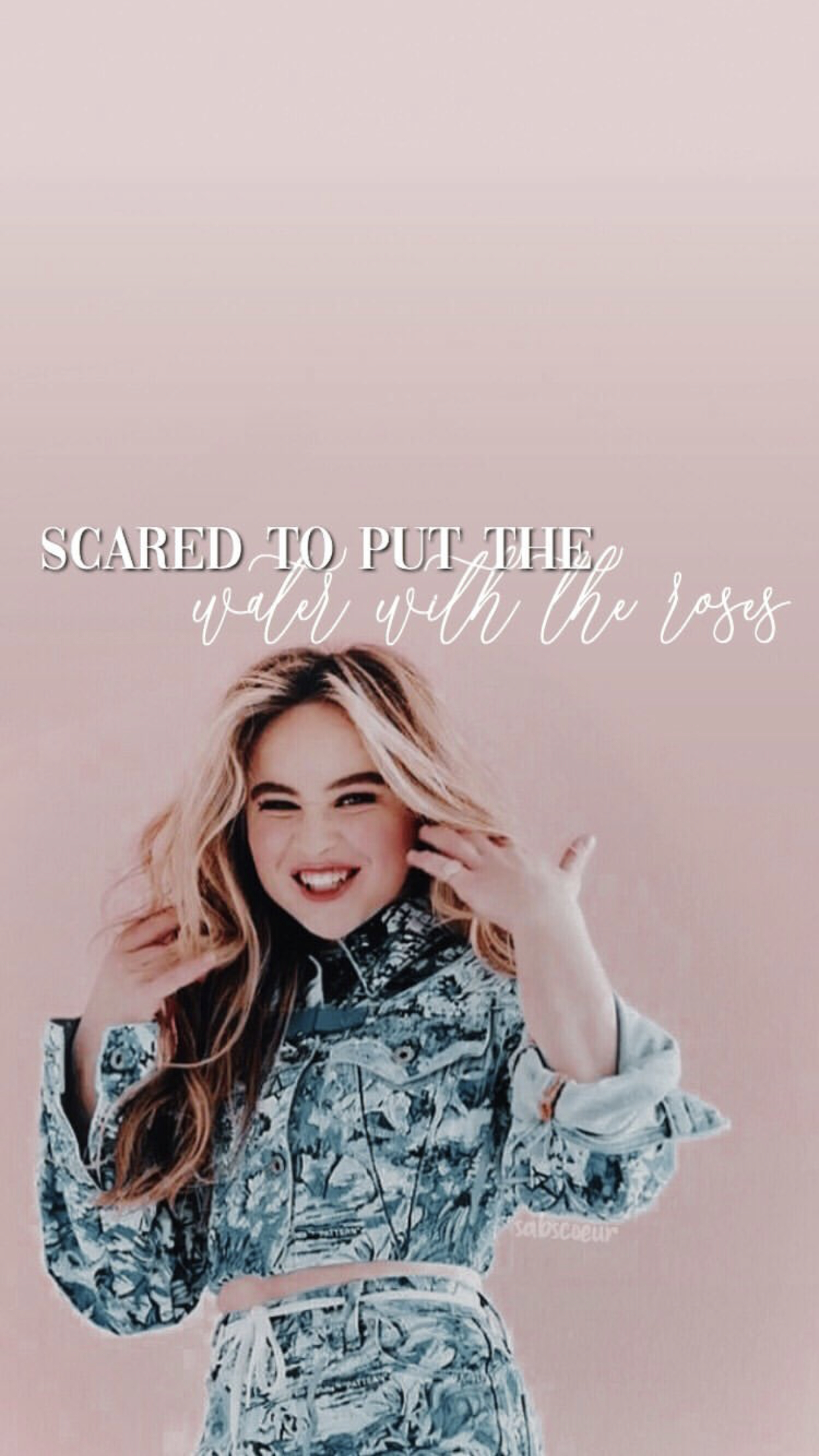 1250x2210 Sabrina lockscreen- credit to sabscœur on Instagram, Phone