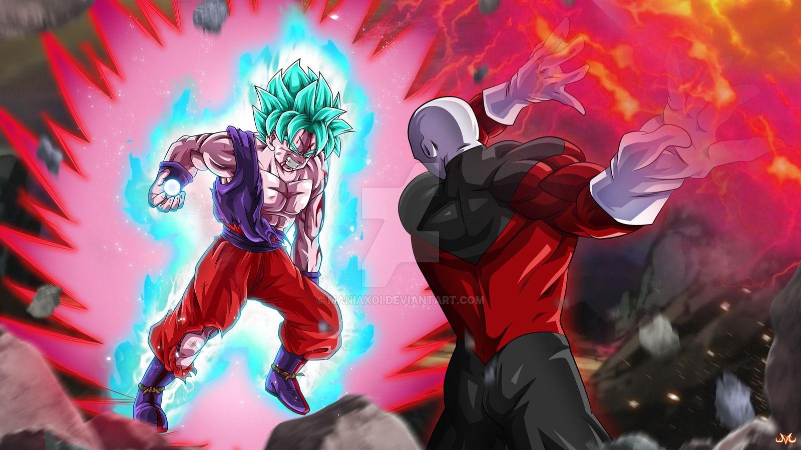 1600x900 Goku Kaioken VS Jiren, Desktop