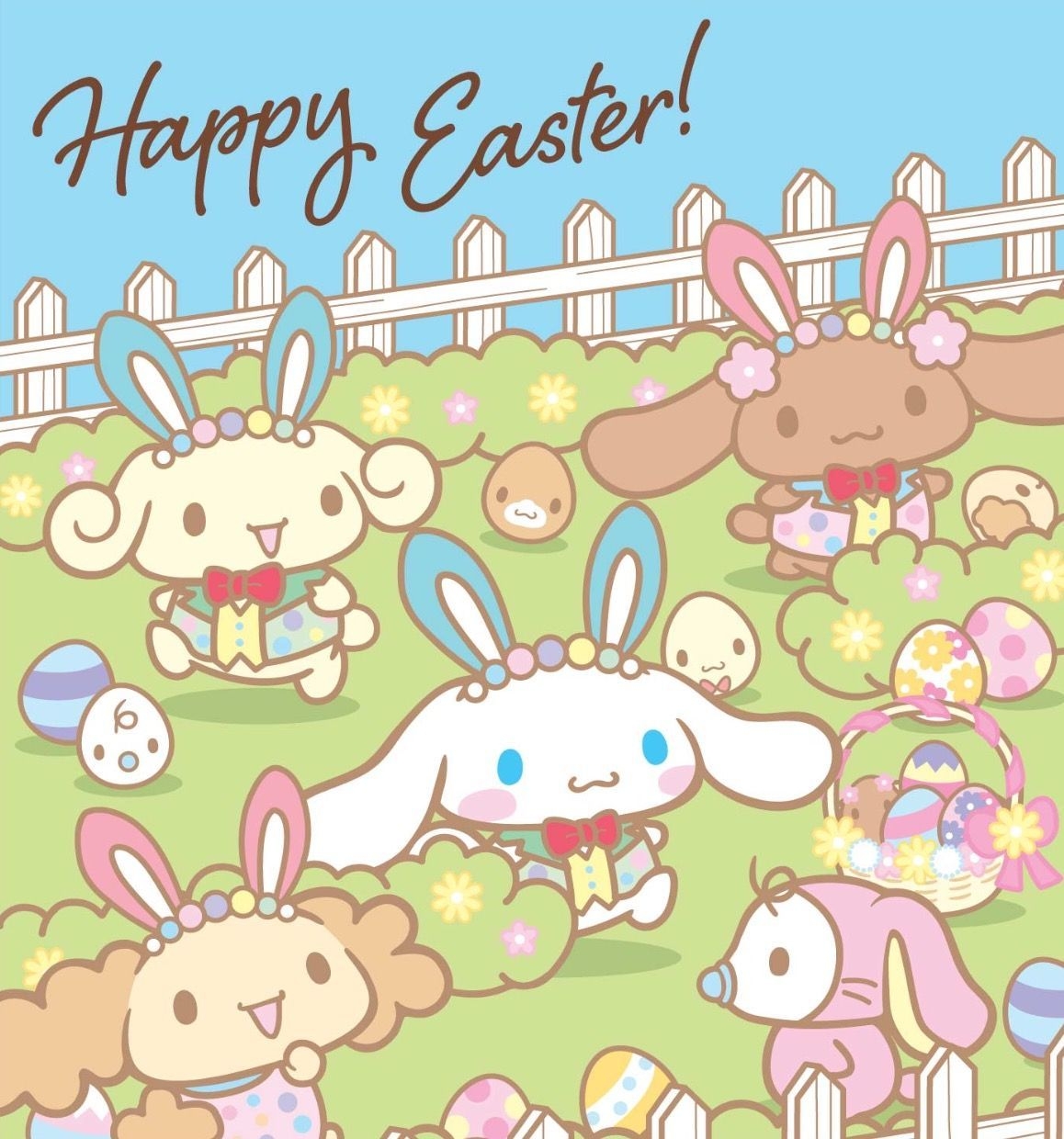 1160x1240 Happy Easter! #Cinnamoroll ٩(๑❛ᴗ❛๑)۶. Easter wallpaper, Hello kitty, Cute cartoon wallpaper, Phone