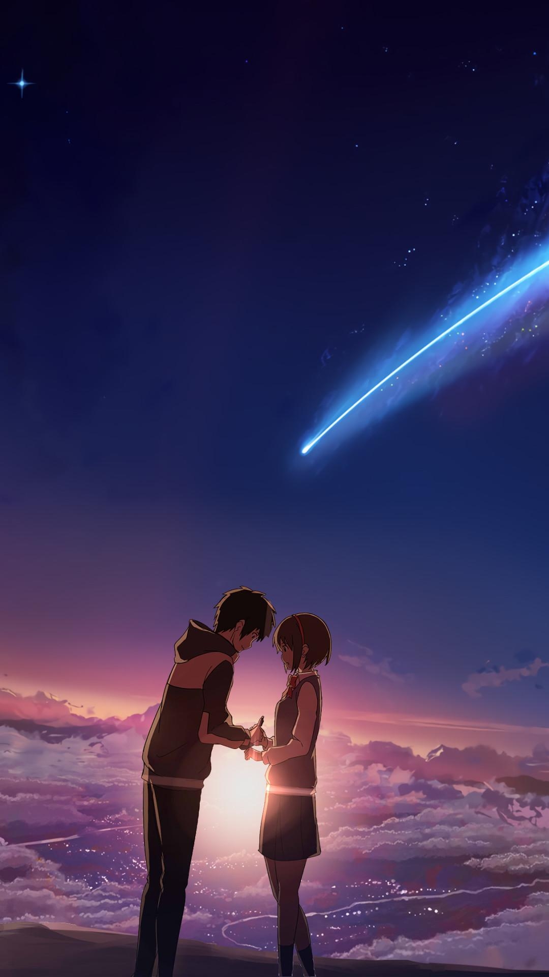 1080x1920 Romantic Anime Wallpaper, Phone