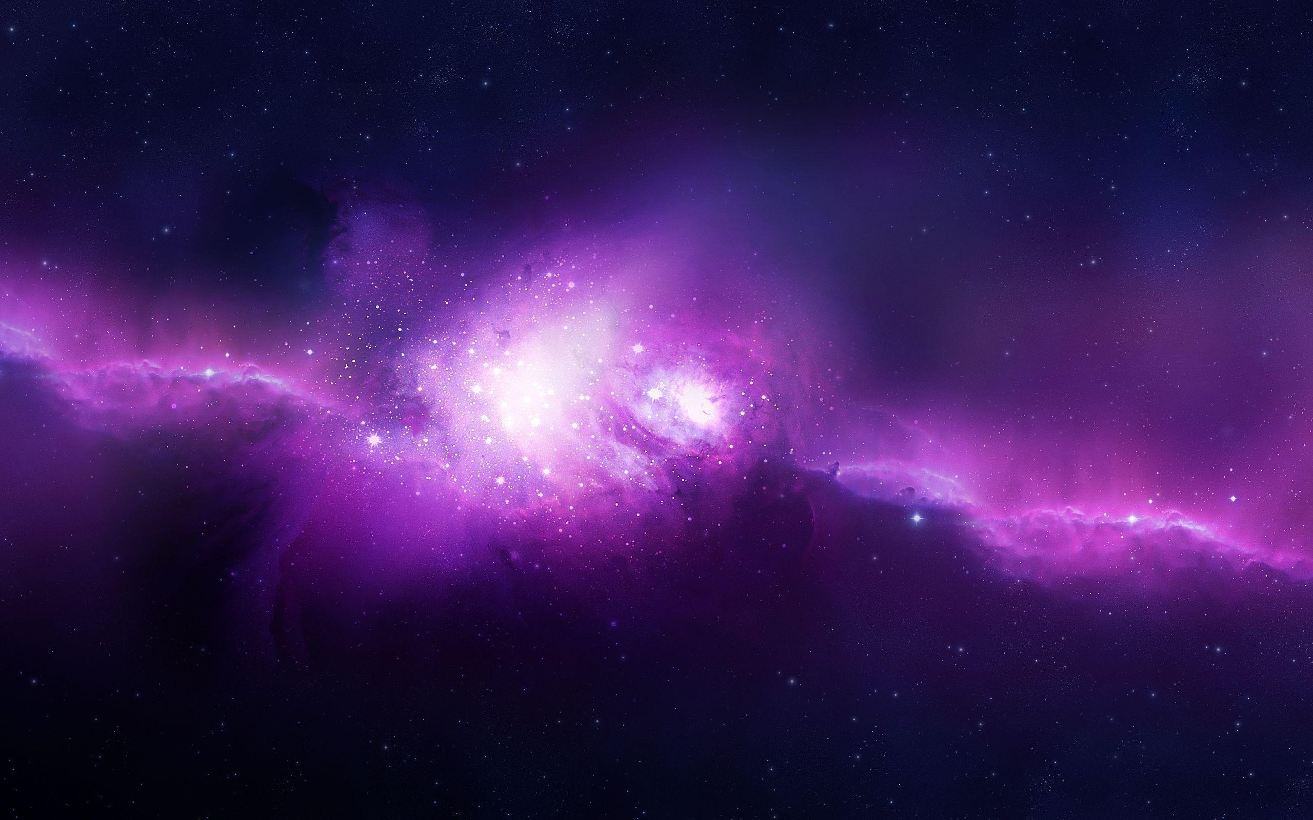 2560x1600 Purple Space Wallpaper, Desktop