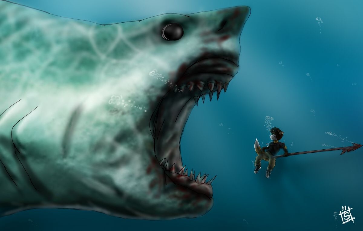 1200x770 Scary MEGALODON. Shark picture, Megalodon, Megalodon shark, Desktop