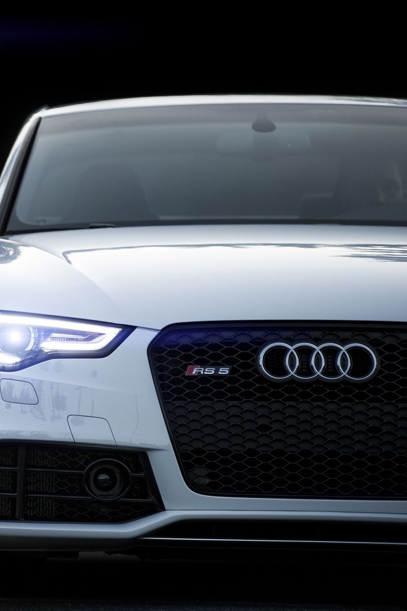 800x1200 Download Wallpaper  Rs Audi, White, Front View Iphone 4s 4 For Parallax HD Background, Phone