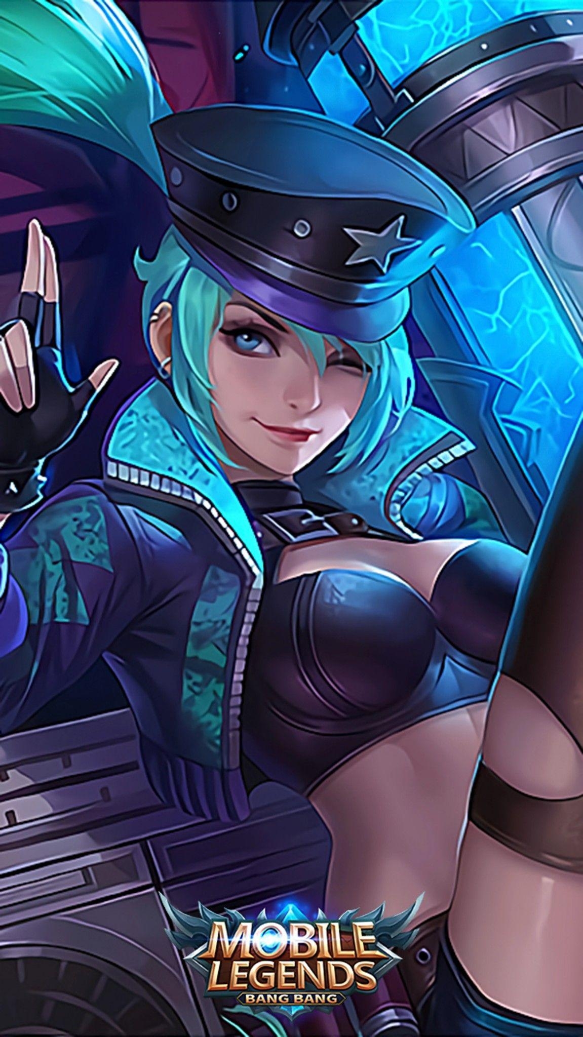 1160x2050 Layla Revamped green flash. Mobile Legends. Mobile legend, Phone