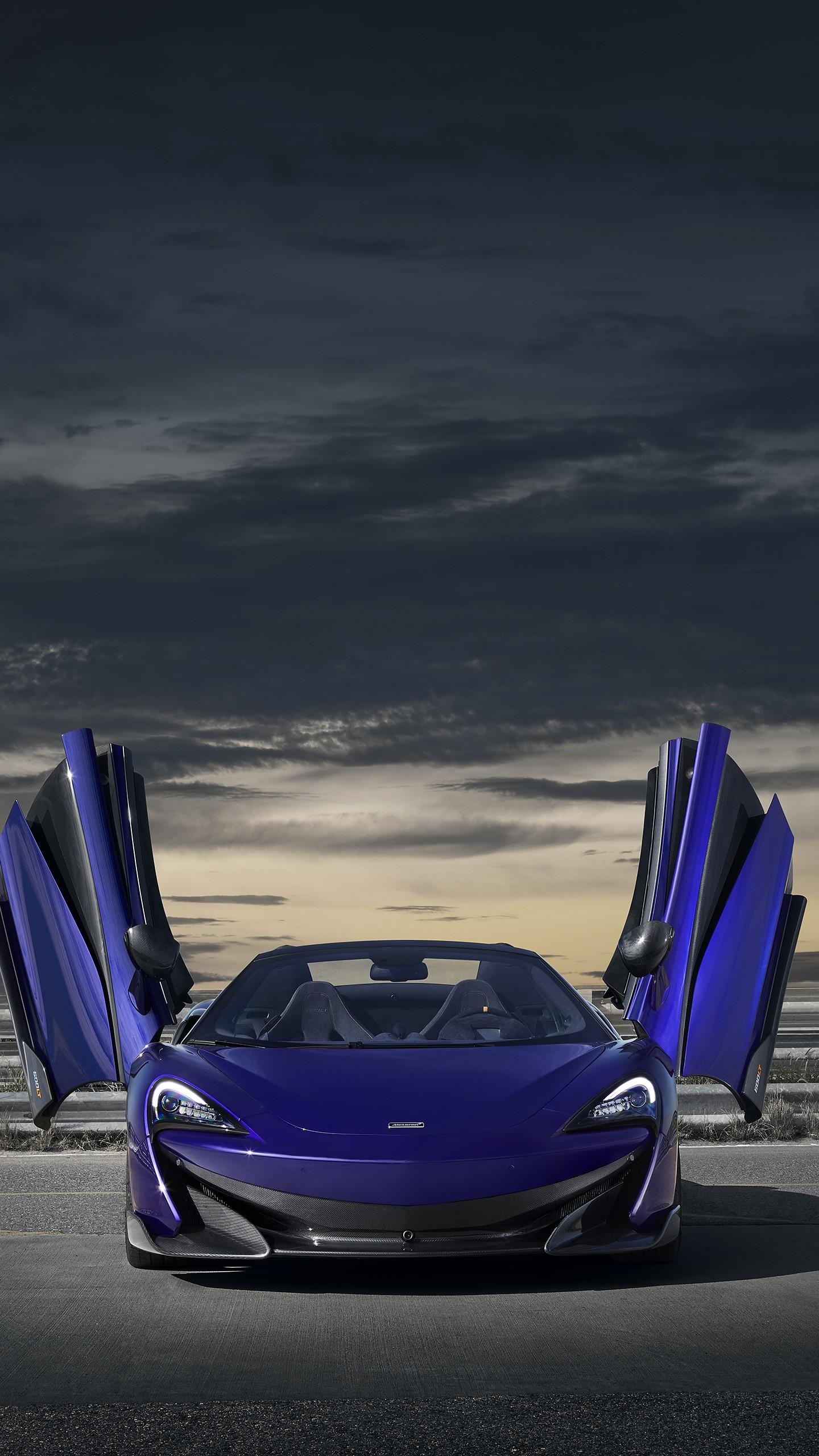 1440x2560 McLaren 600LT Spider 2019 4K Wallpaper, Phone