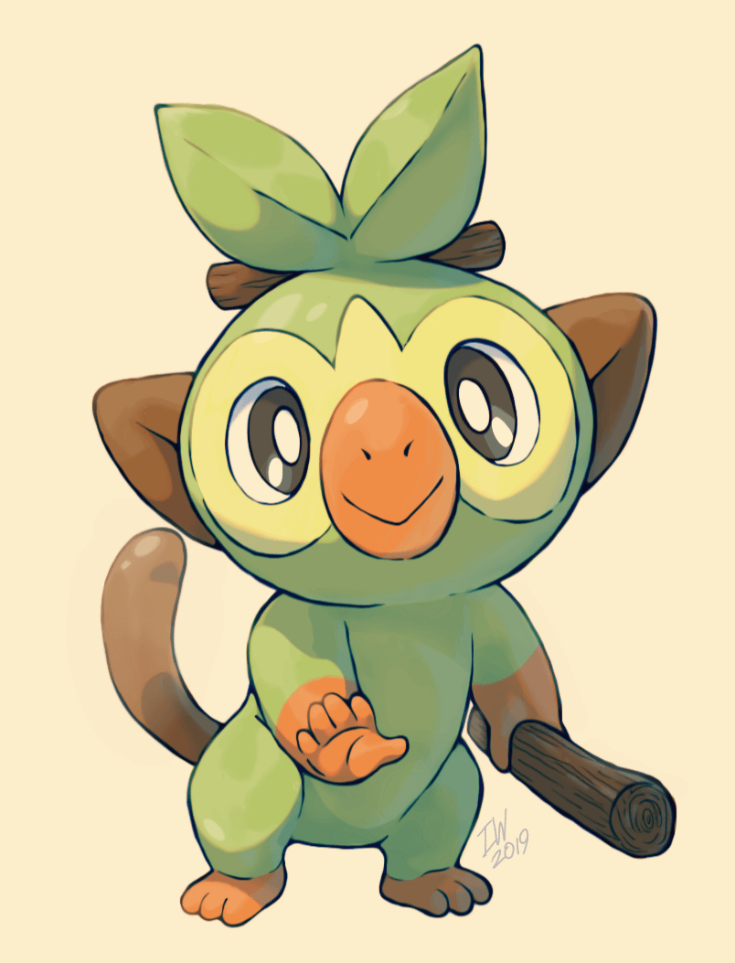 810x1060 Grookey. Pokécharms, Phone