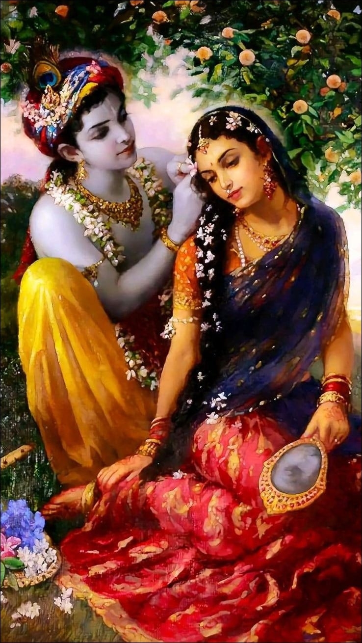 740x1310 Radha Krishna Image, Dp, Picture, Phone