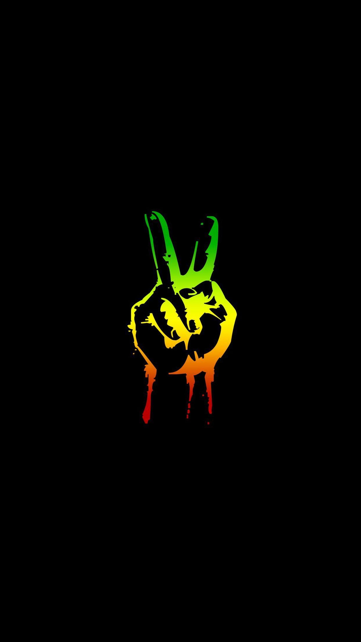 1250x2210 Reggae peace Wallpaper for iPhone X, 6, Phone