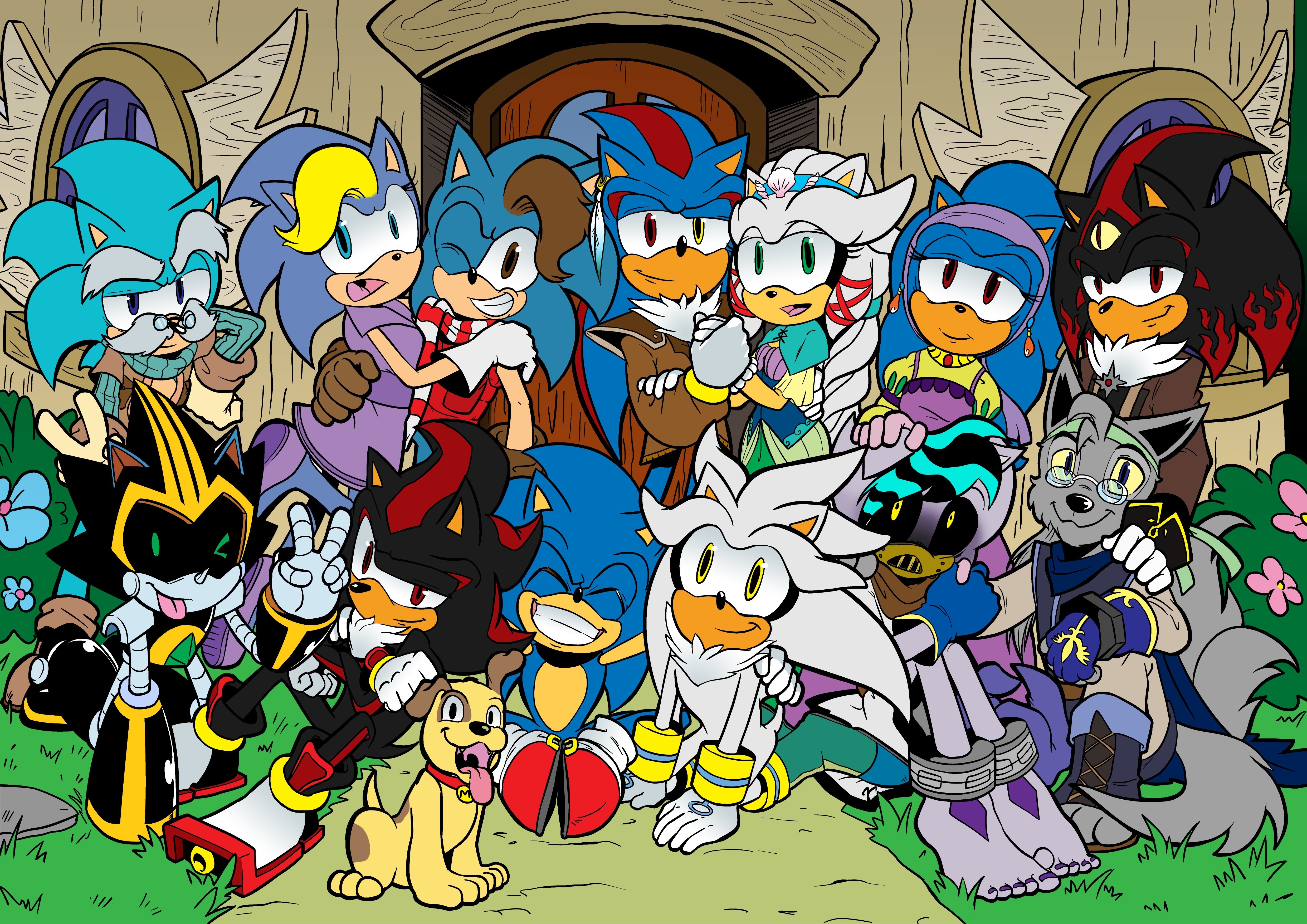 4960x3510 original characters anthro sonic sonic the hedgehog shadow the hedgehog dog Wallpaper HD / Desktop and Mobile Background, Desktop