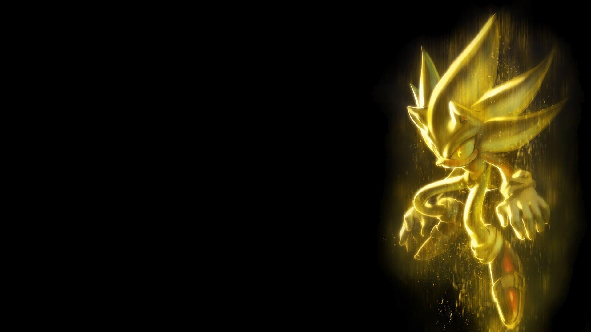 1920x1080 Gold Sonic Wallpaper, Cartons & Animations Wallpaper, HD phone, Desktop