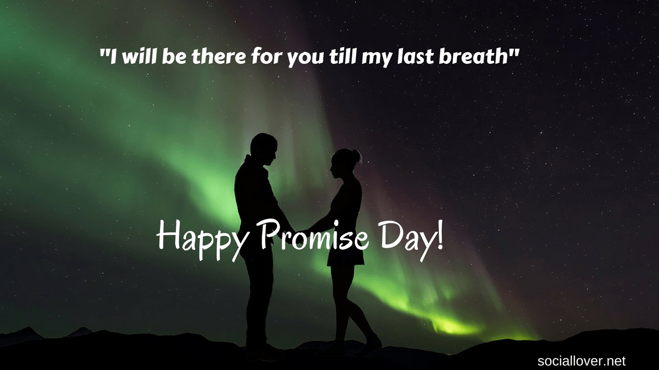 1280x720 Happy Promise Day Wallpaper, HD image for Girlfriend, Boyfriend, Desktop