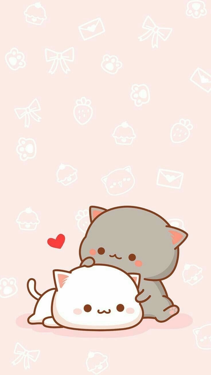 740x1310 Lovely Peach And Goma Wallpaper, Phone