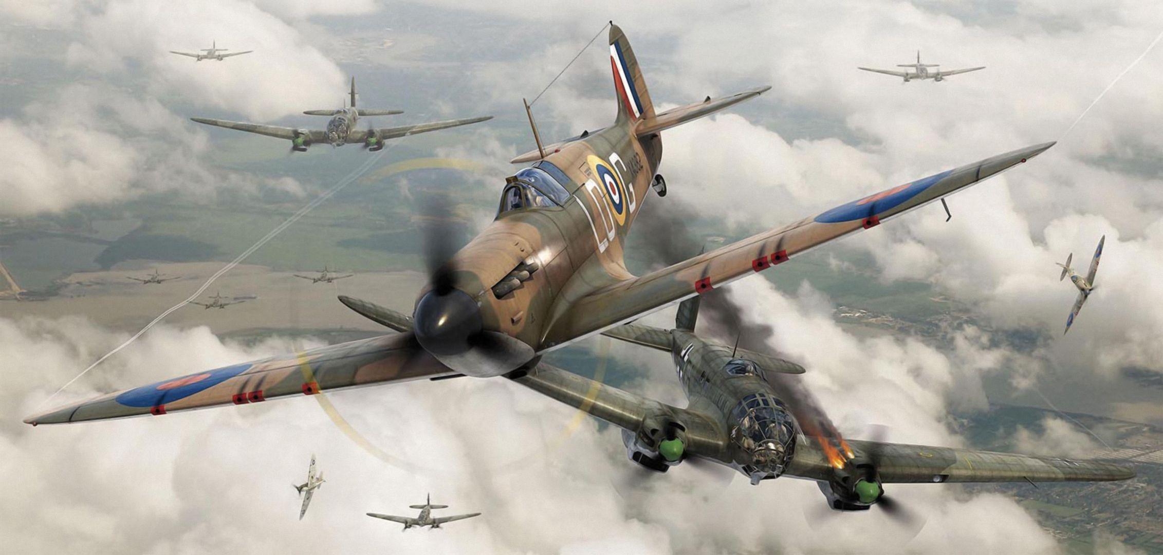 2270x1080 Supermarine Spitfire Full HD Wallpaper and Backgroundx1080, Dual Screen