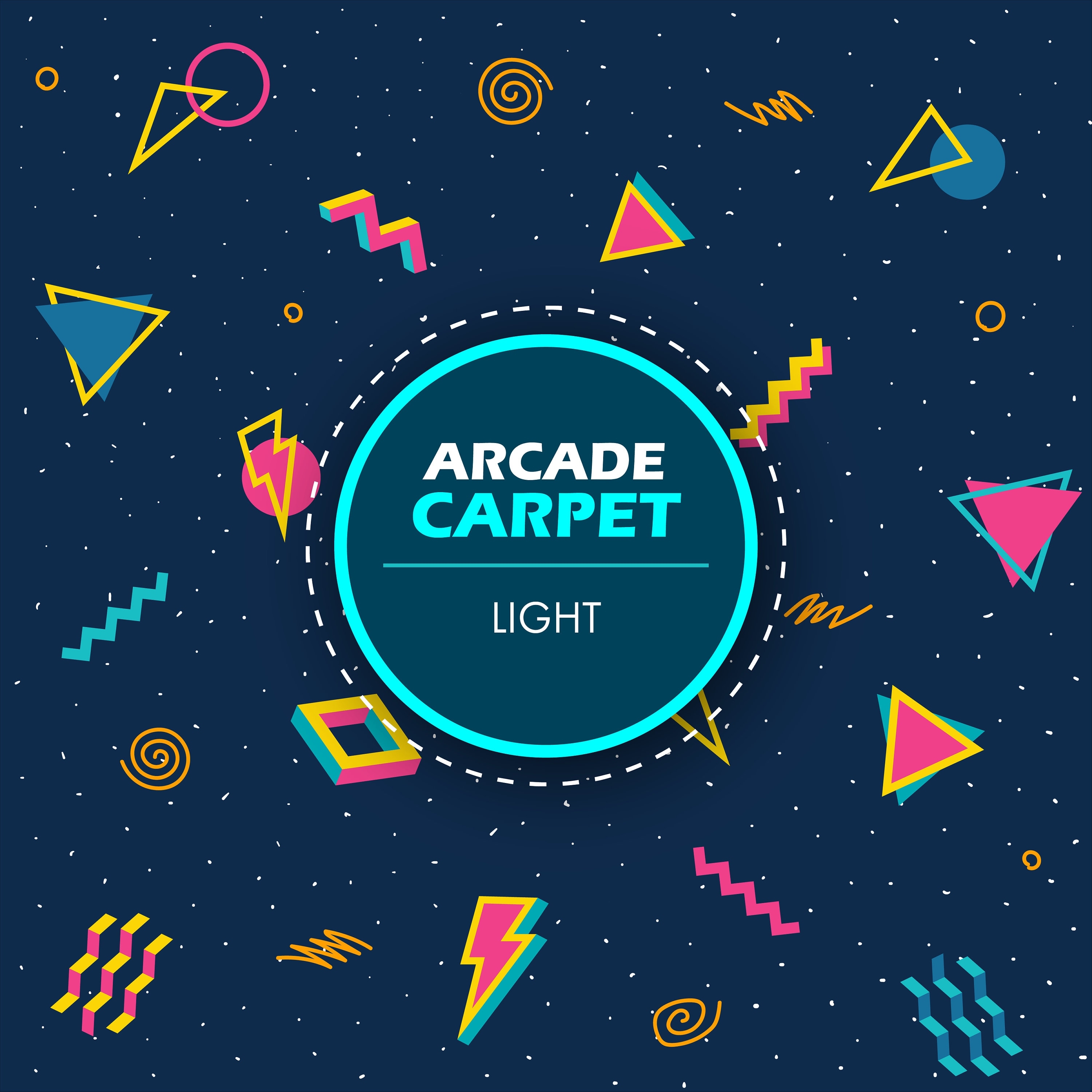 3000x3000 Retro Arcade Carpet Pattern Seamless / Repeating Image 80s, Phone