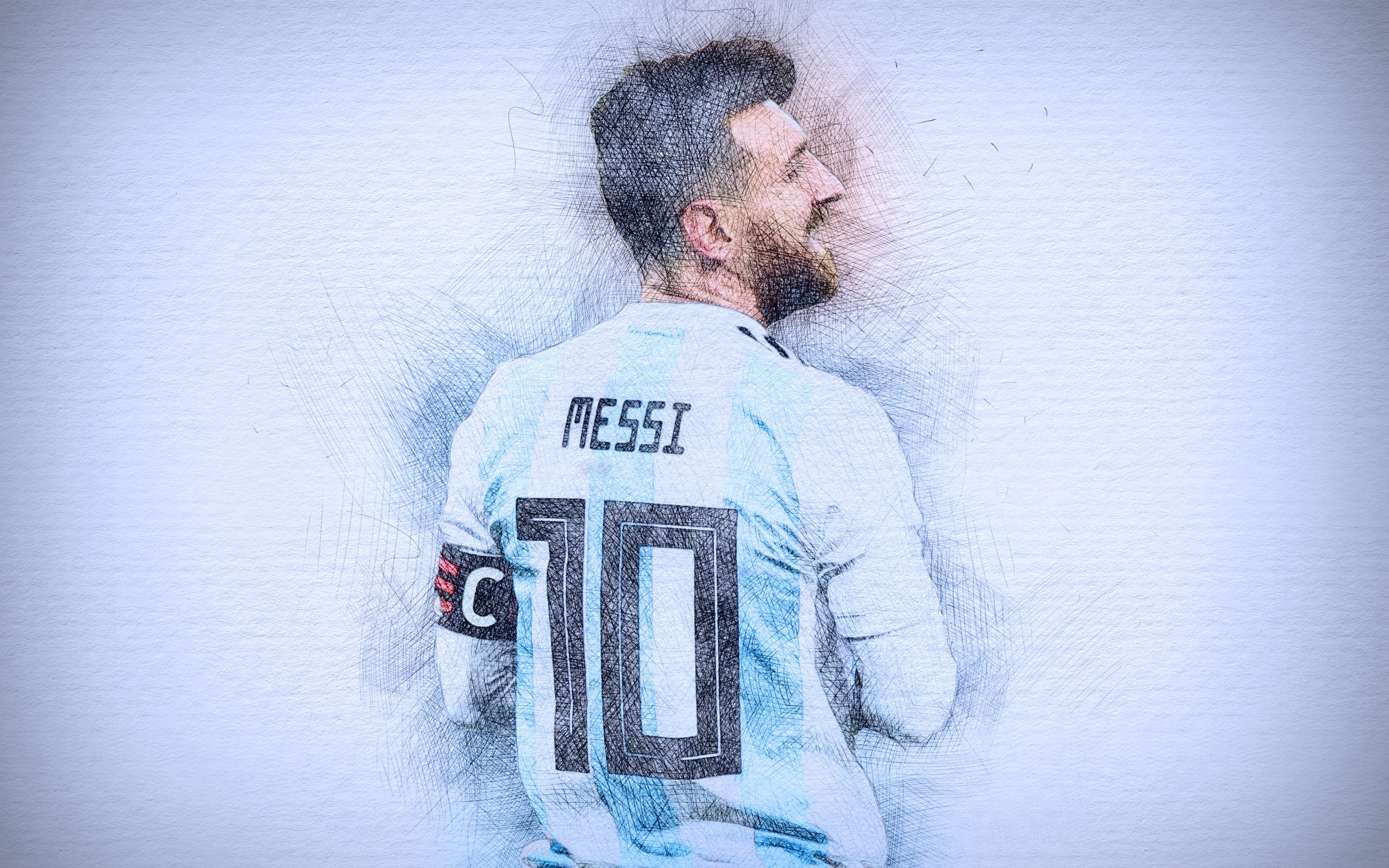 3840x2400 Lionel Messi 4k Ultra HD Wallpaper, Desktop