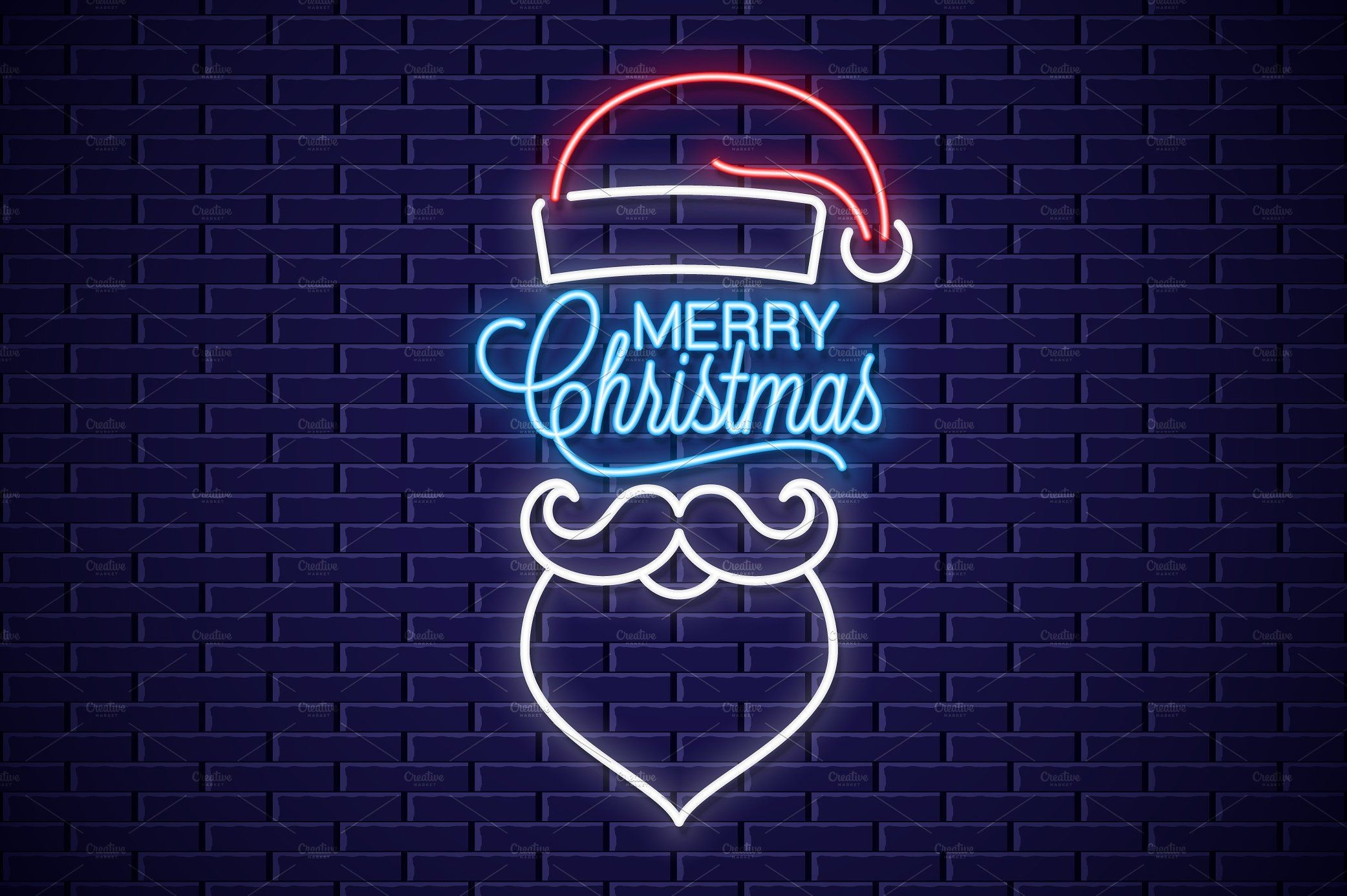 2090x1390 Santa Claus neon sign. Neon signs, Merry christmas sign, Neon wallpaper, Desktop