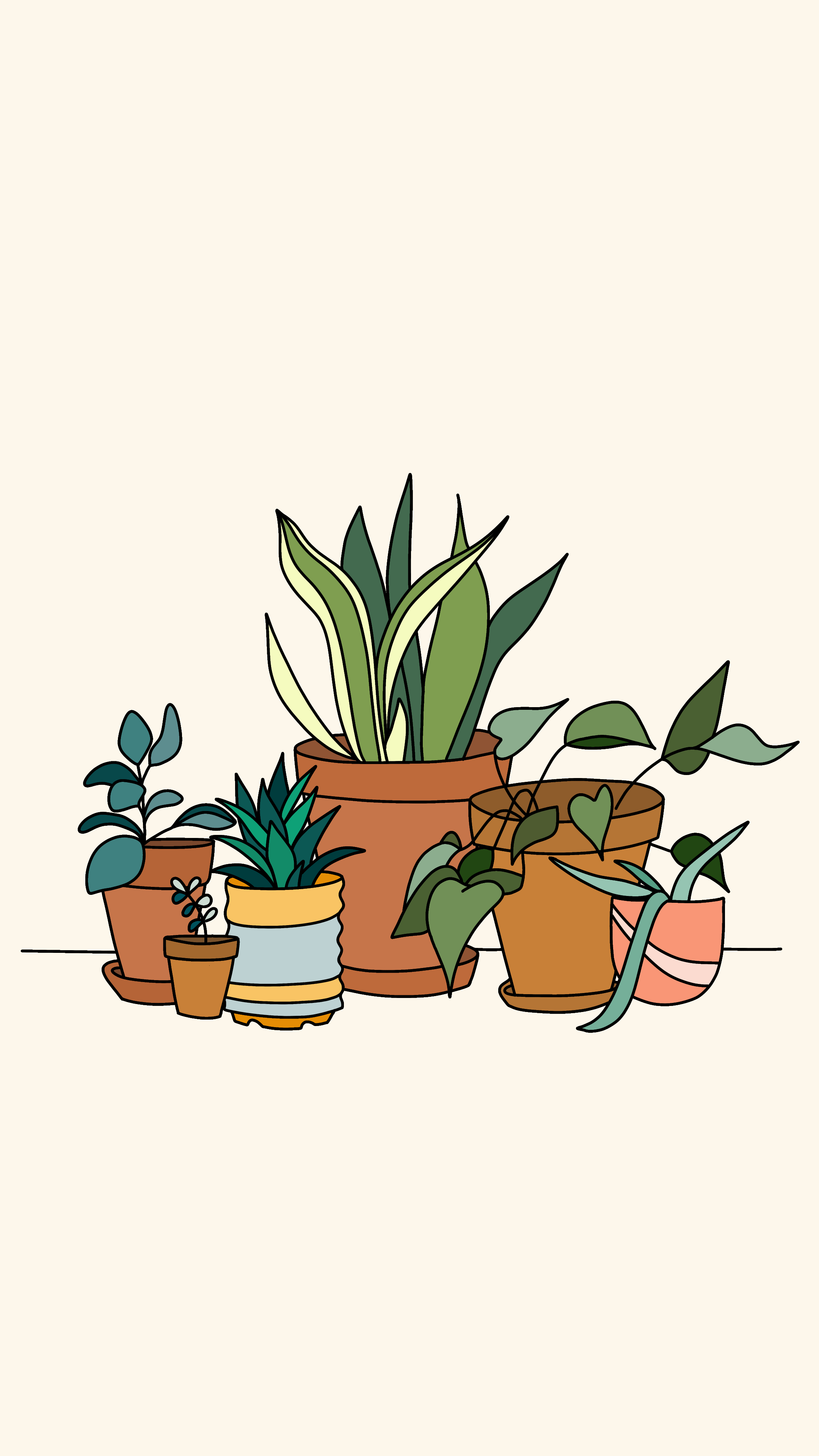 2160x3840 My May Flowers. Cute flower drawing, Plant wallpaper, Plant drawing, Phone